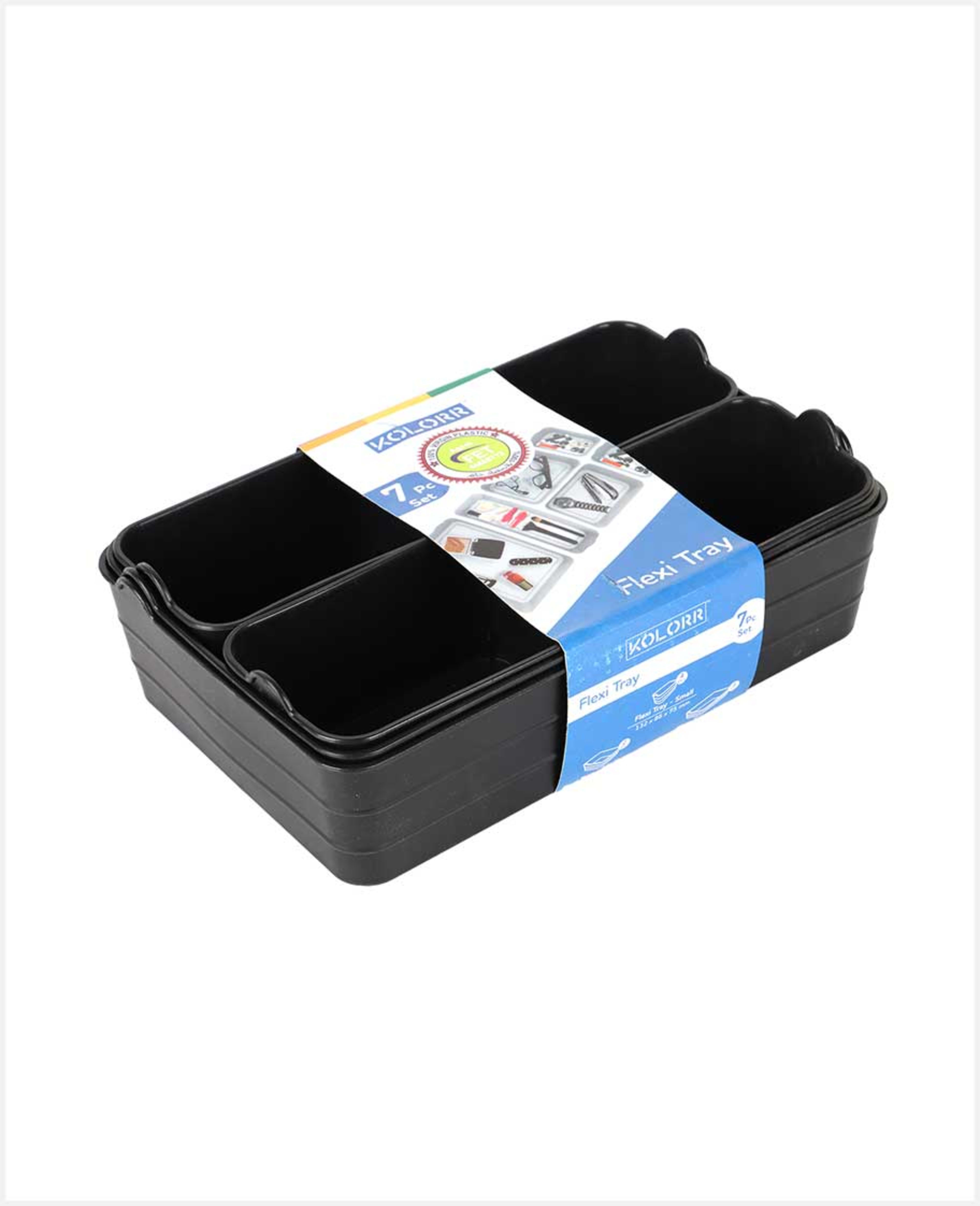Ratan Flexi Tray 7pcs (1 Large+2 Medium+4 Small) 50043