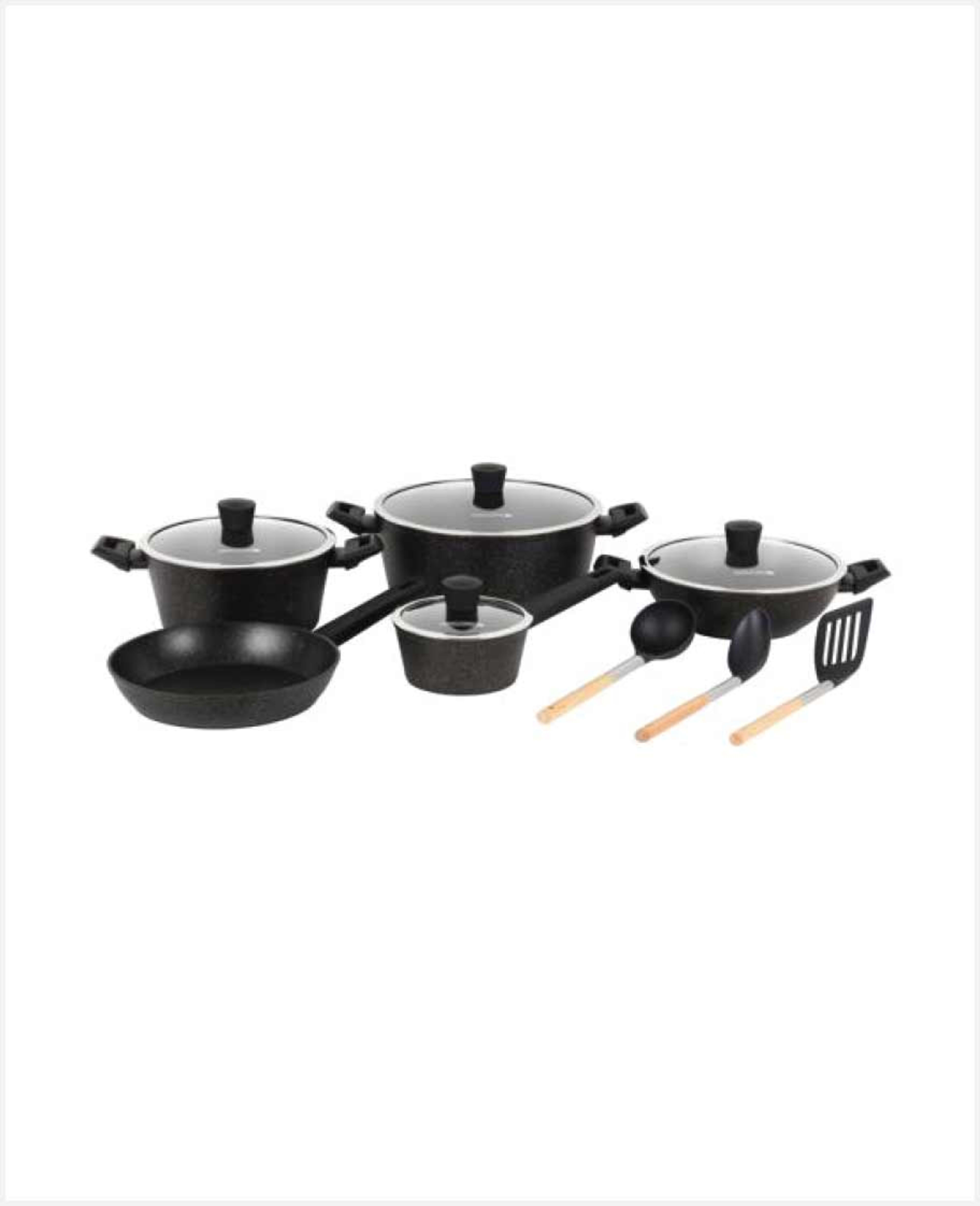 Royalford Authentic Forged Aluminium Cookware Set 12pcs Rf12677 - image 2