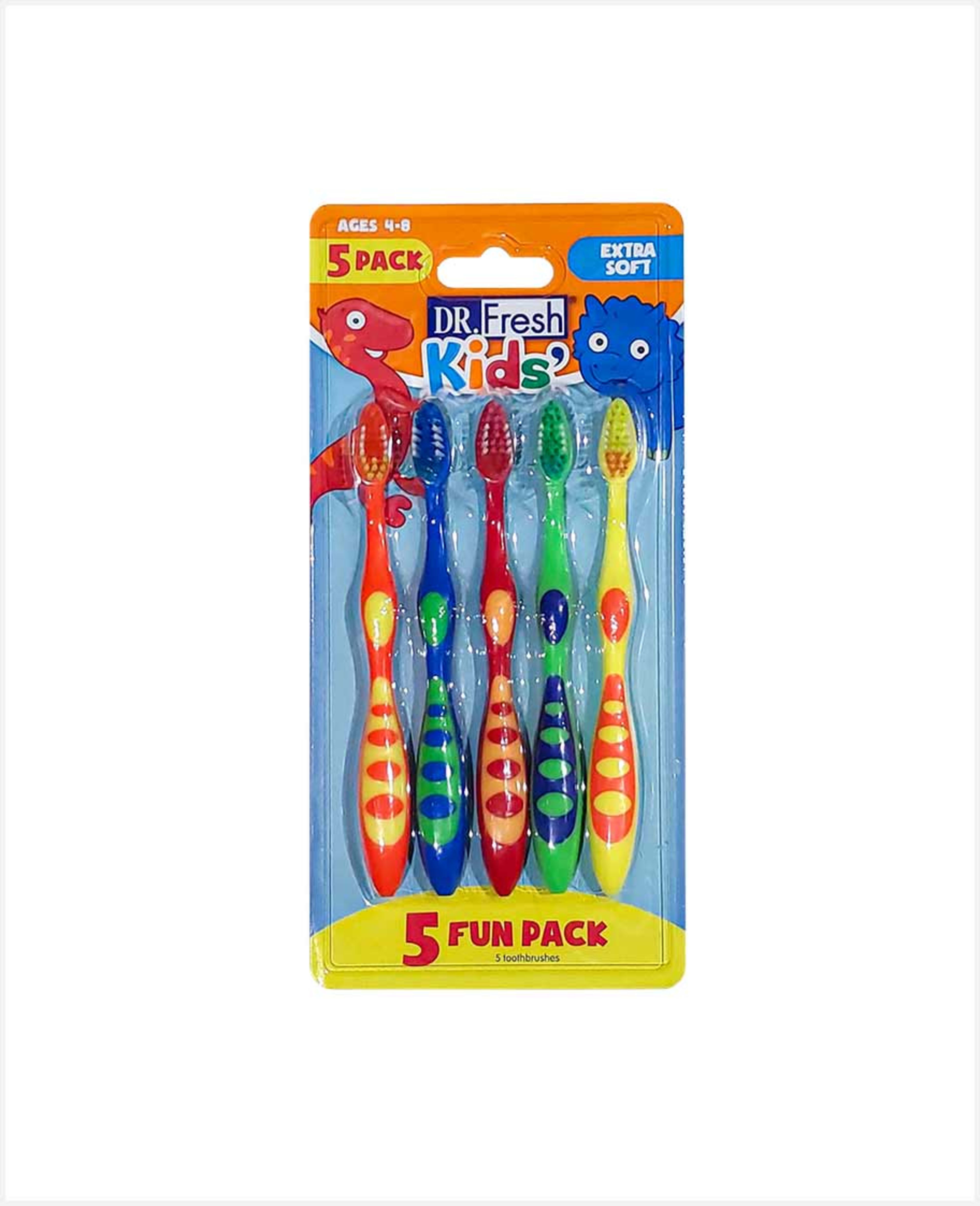 Dr. Fresh Kids Extra Soft Toothbrush 4-8years 5s Promo