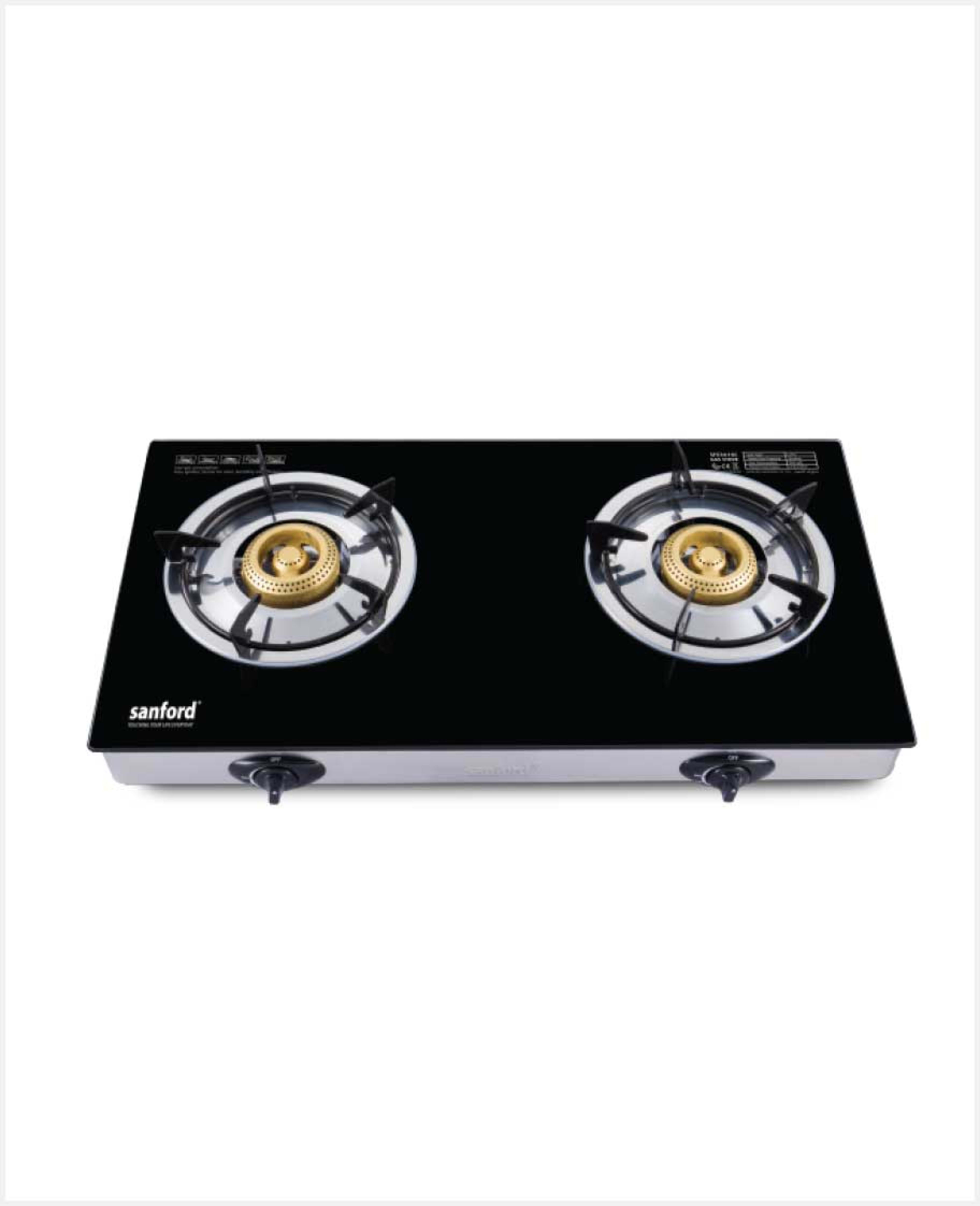 Sanford Glass Gas Stove 2 Burner Sf5361gc 2b