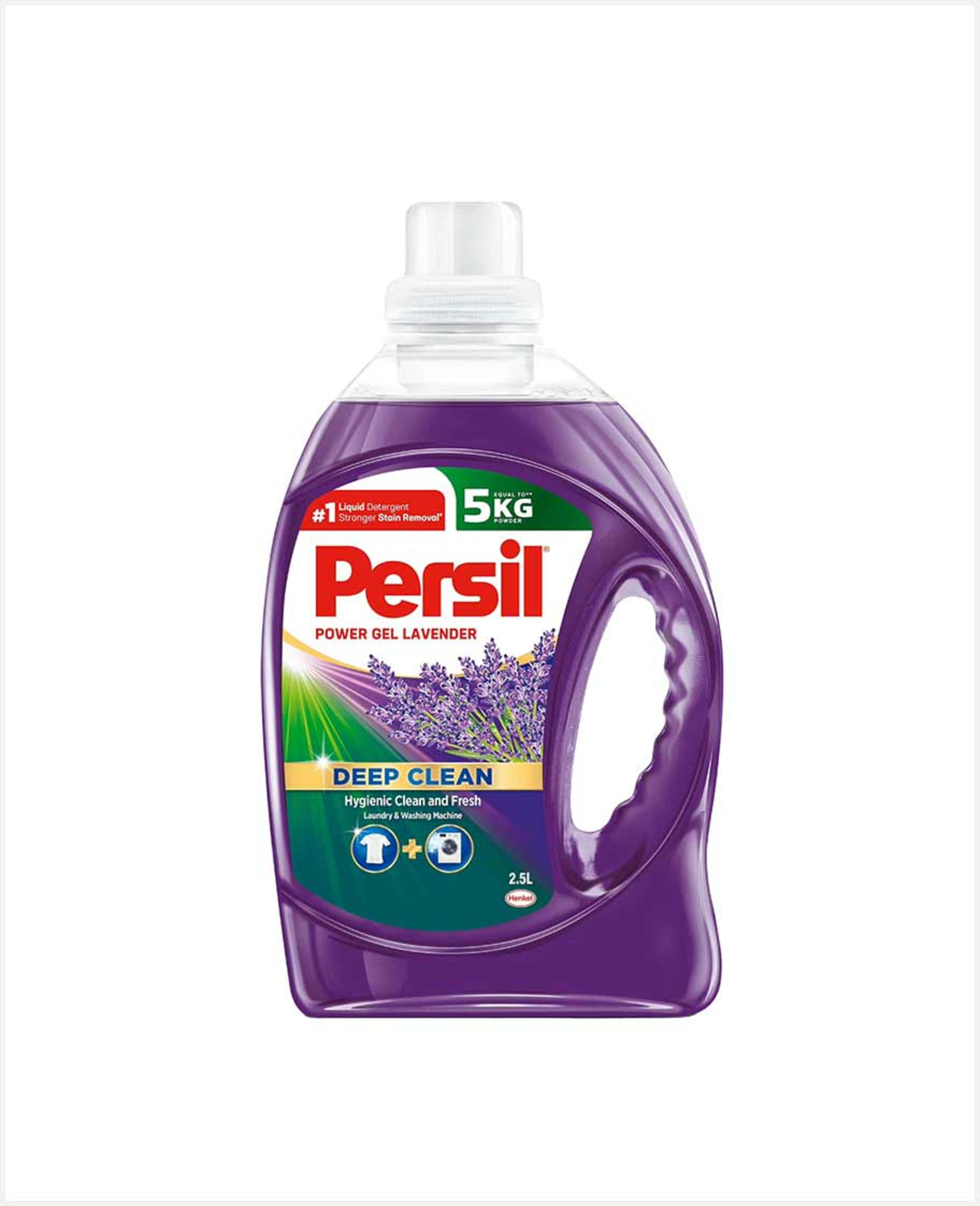 Persil Power Gel Lavender Deep Clean 2.5ltr Promo