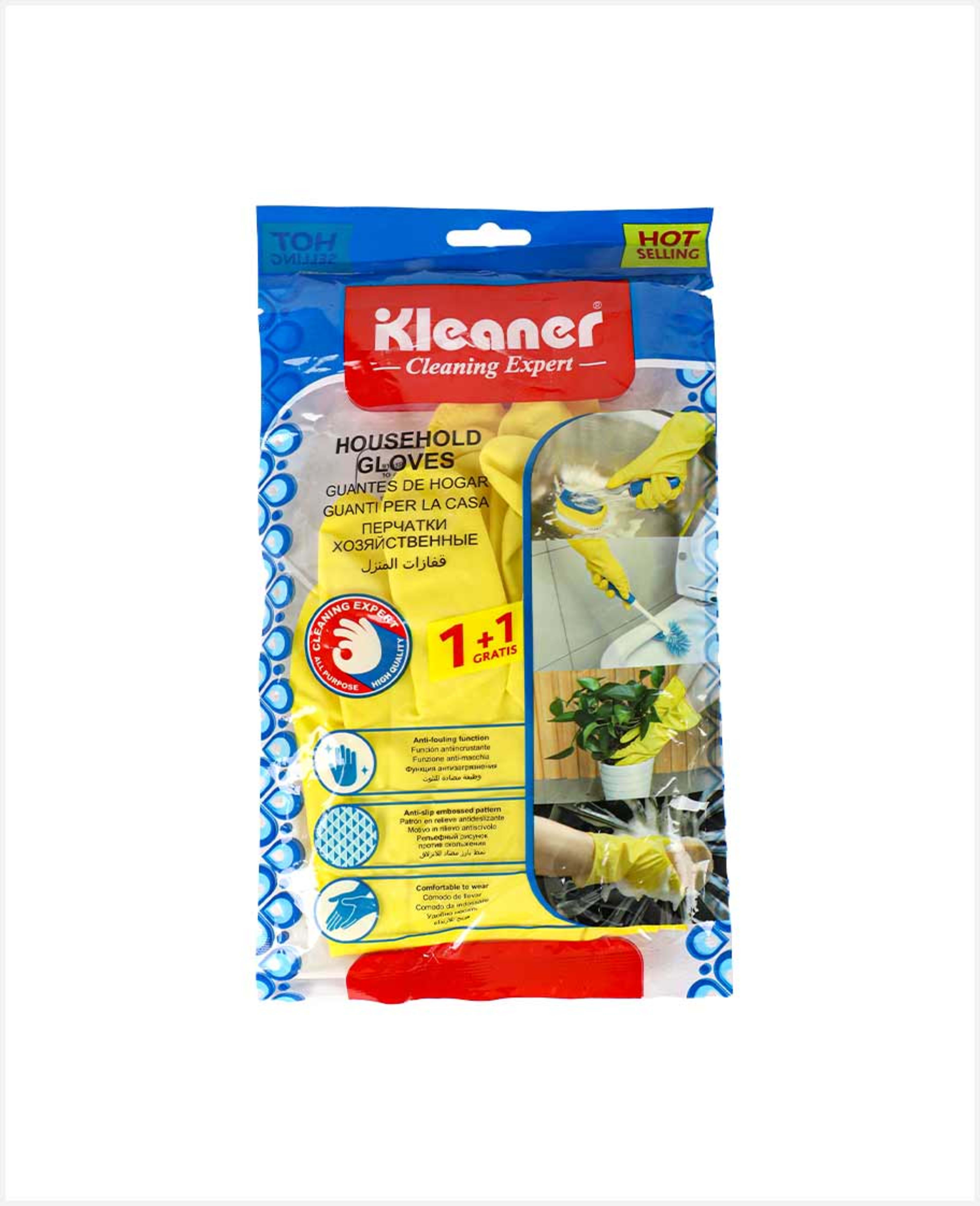 Kleaner Household Gloves(1+1free) Gsh004