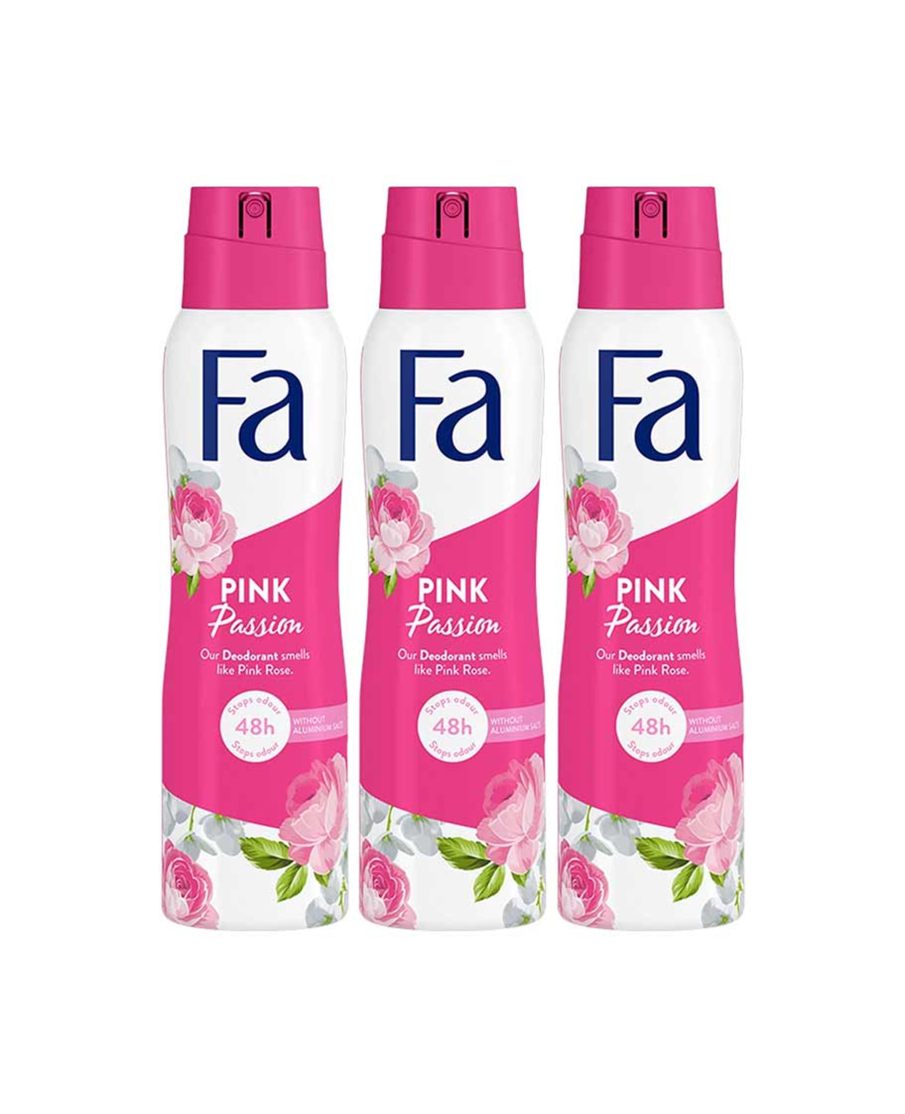 Fa Deo Spray Pink Paradise 150ml 2+1 Free