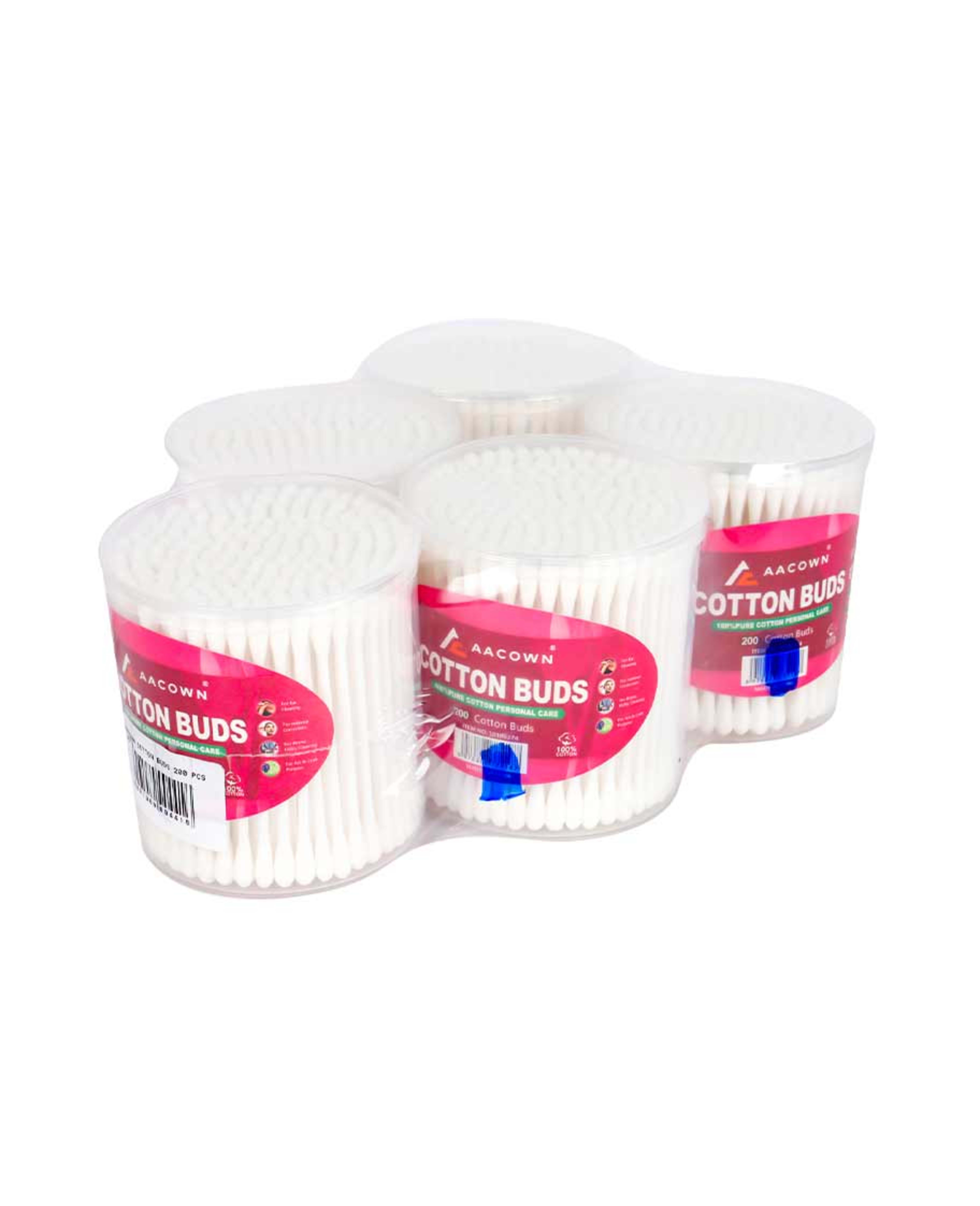 Aacown Cotton Buds 200pcsx5pkt Promo