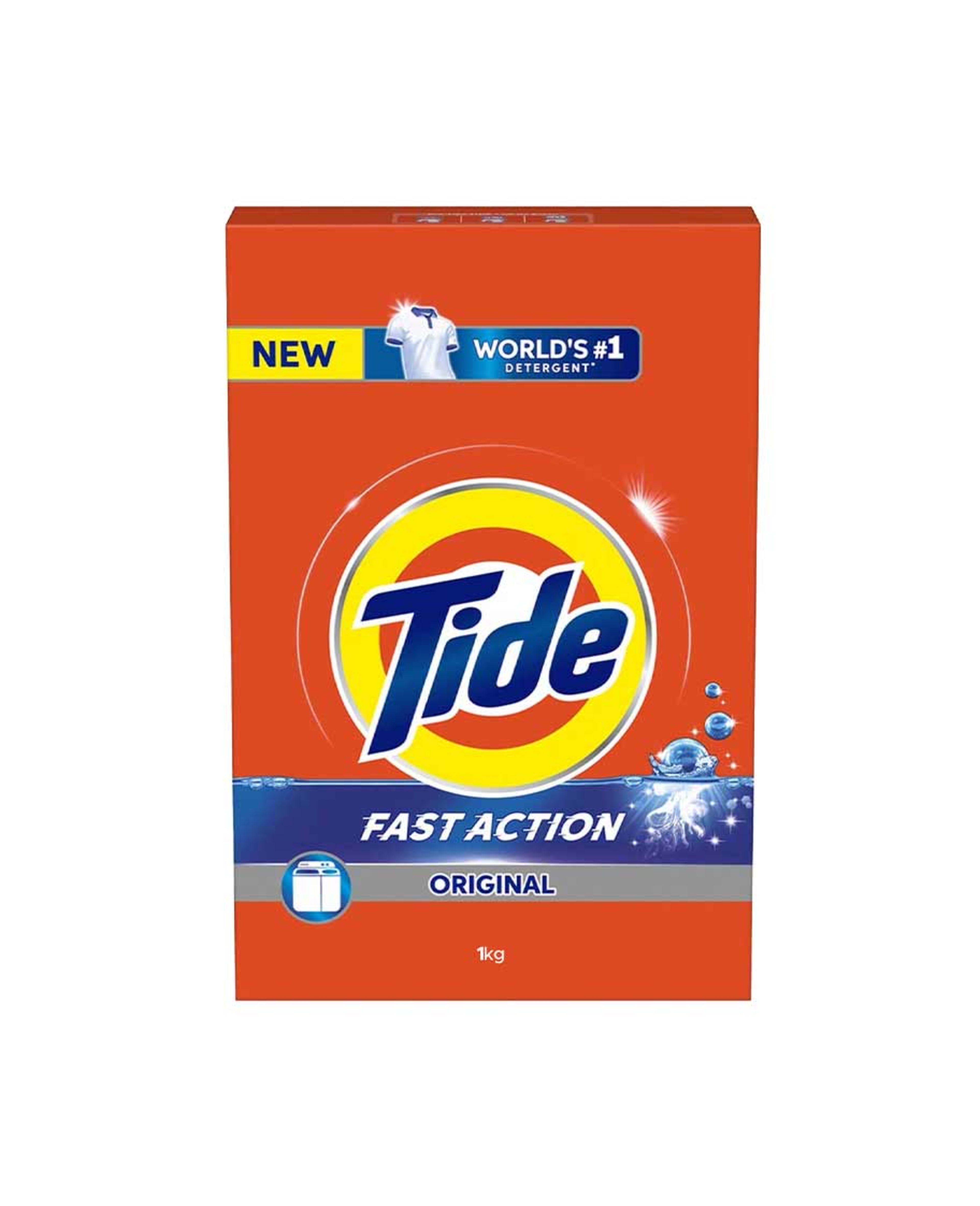 Tide Fast Action Hs Original Detergent Powder 1kg Promo