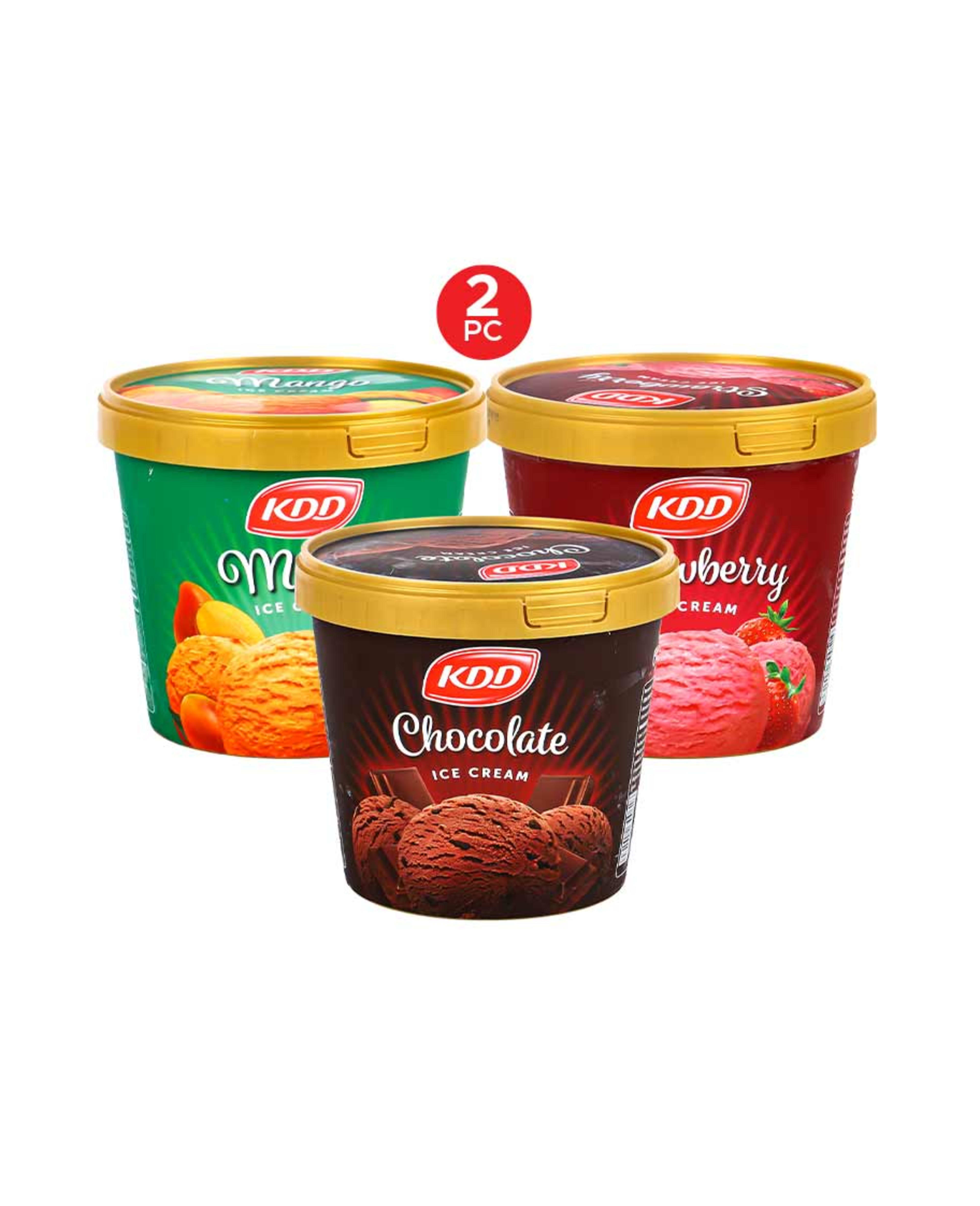 Kdd Ice Cream Assorted 2x1ltr Promo