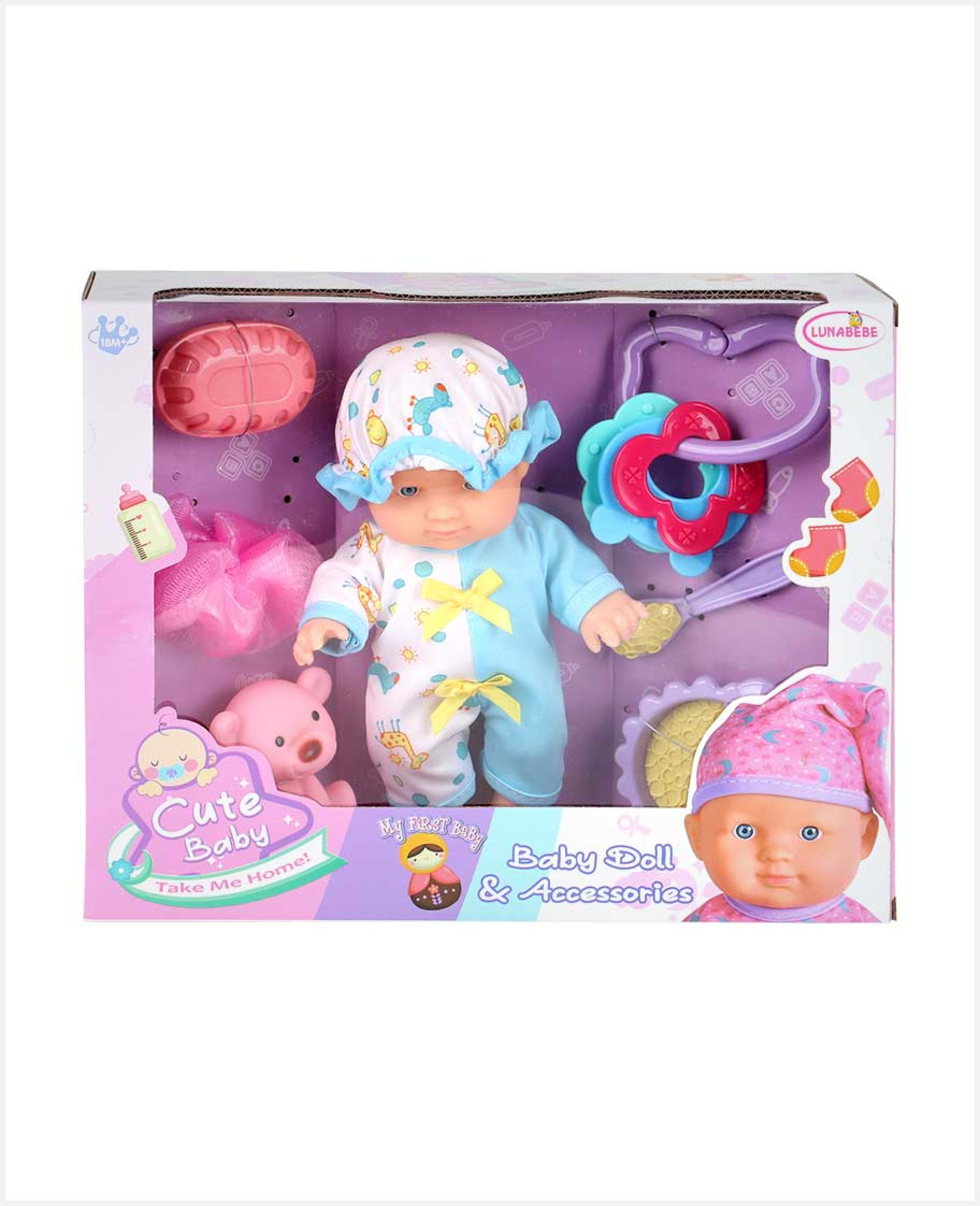 Lunabebe My First Baby Doll and Accs 18m+ Hx325-24