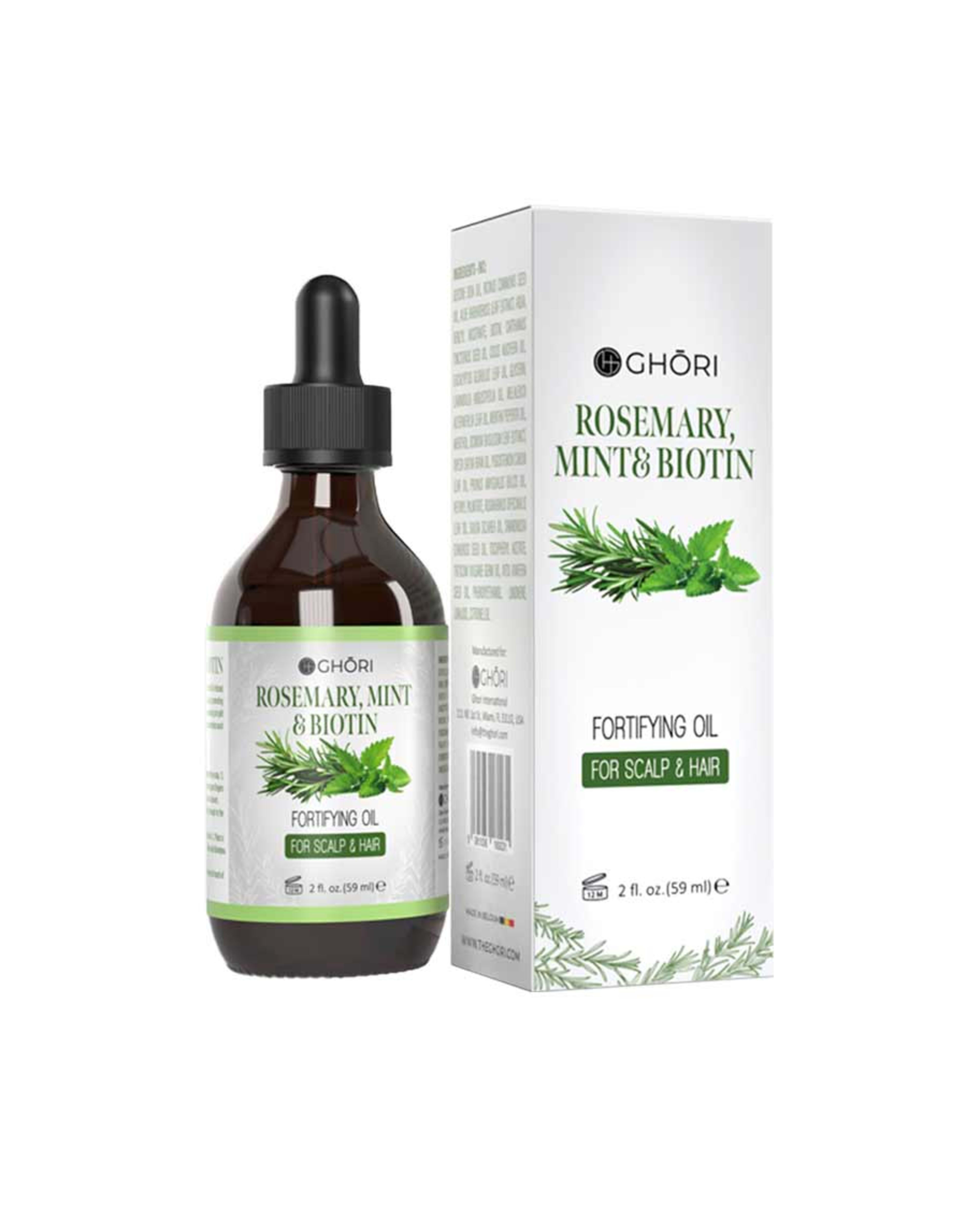 Ghori Rosemary Mint & Biotin Fortifying Oil 59ml