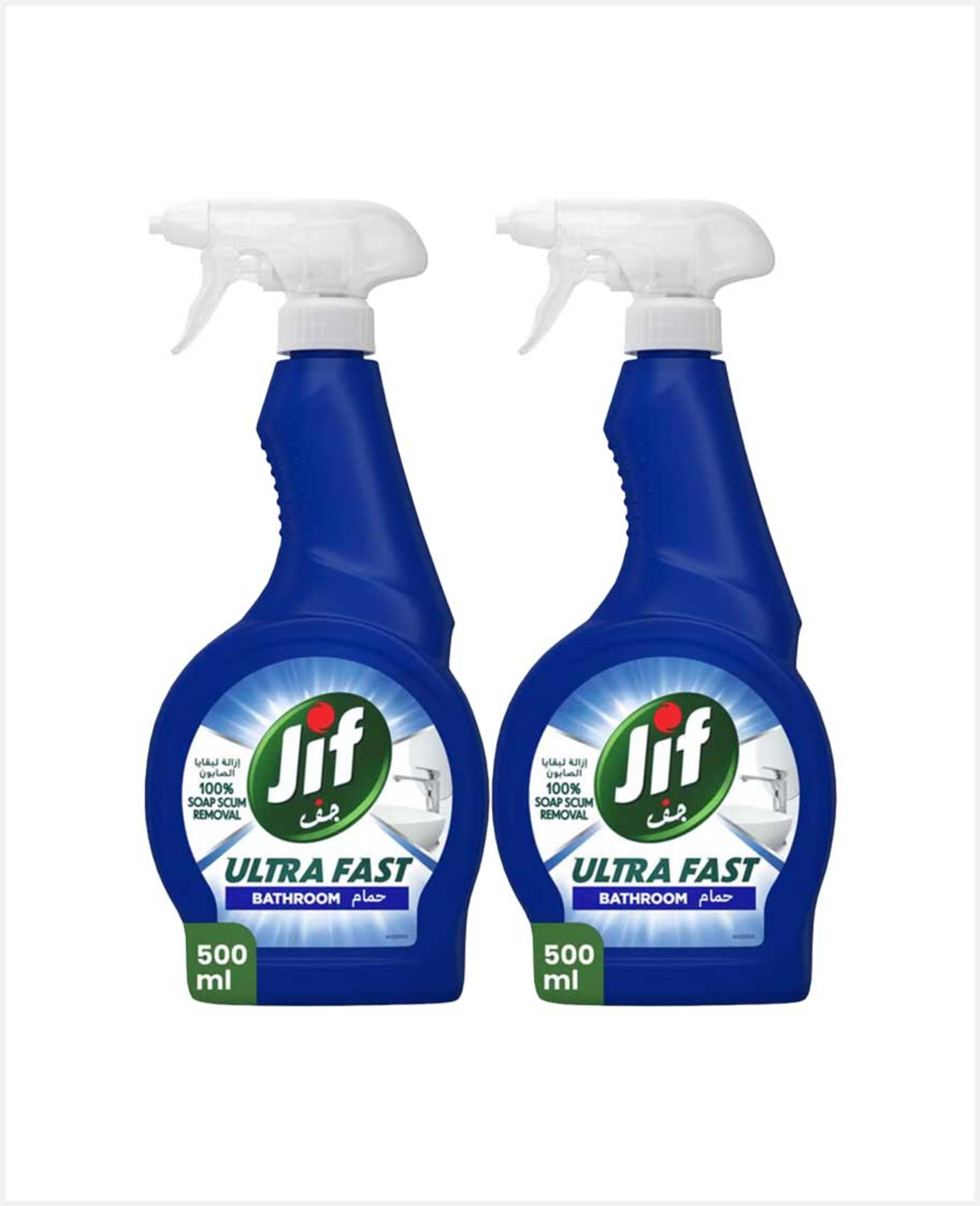 Jif Ultra Fast Bathroom Cleaner Spray 2sx500ml Sp.offer