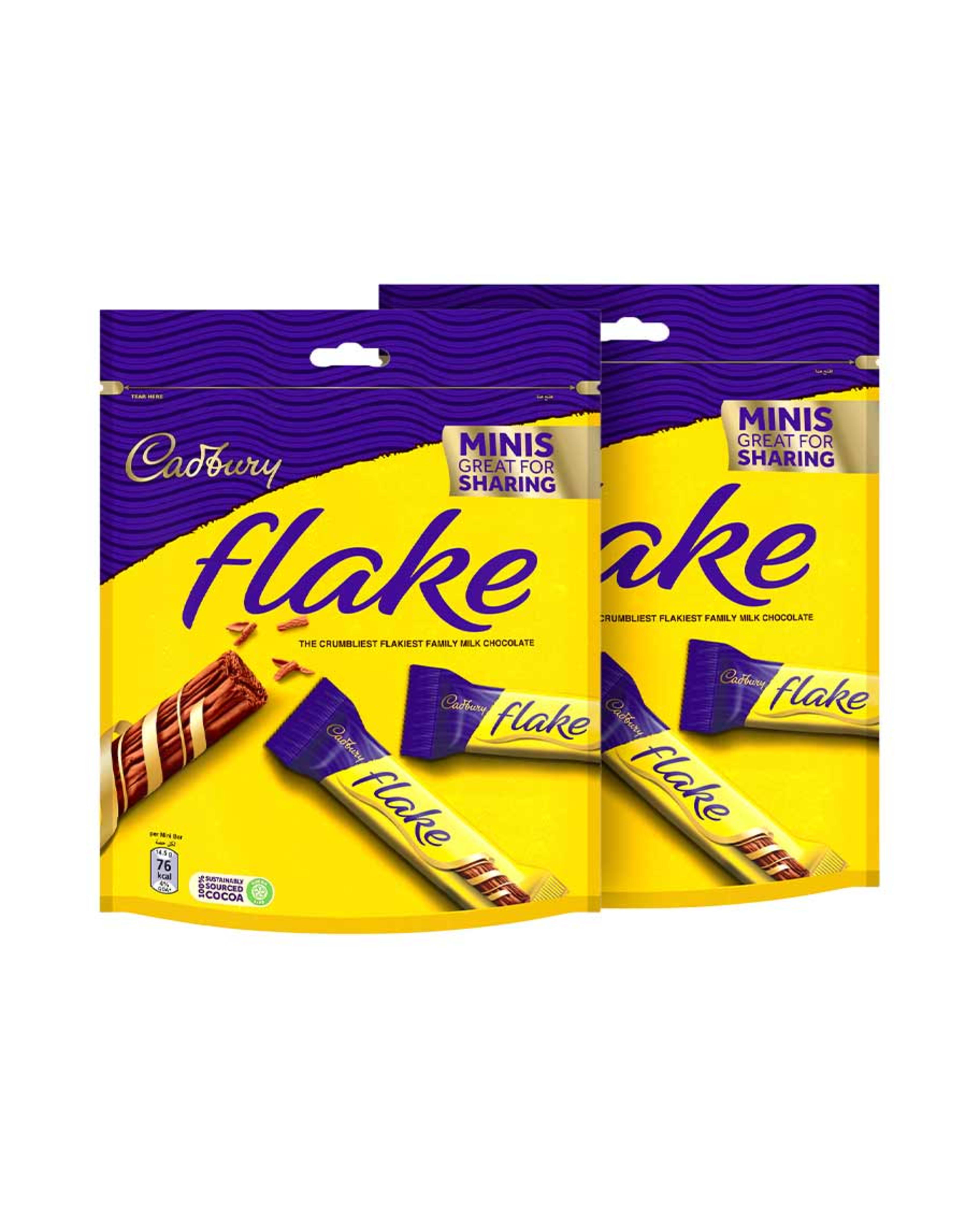 Cadbury Flake Dipped Chocolate Minis Bag 2sx159.5gm Promo