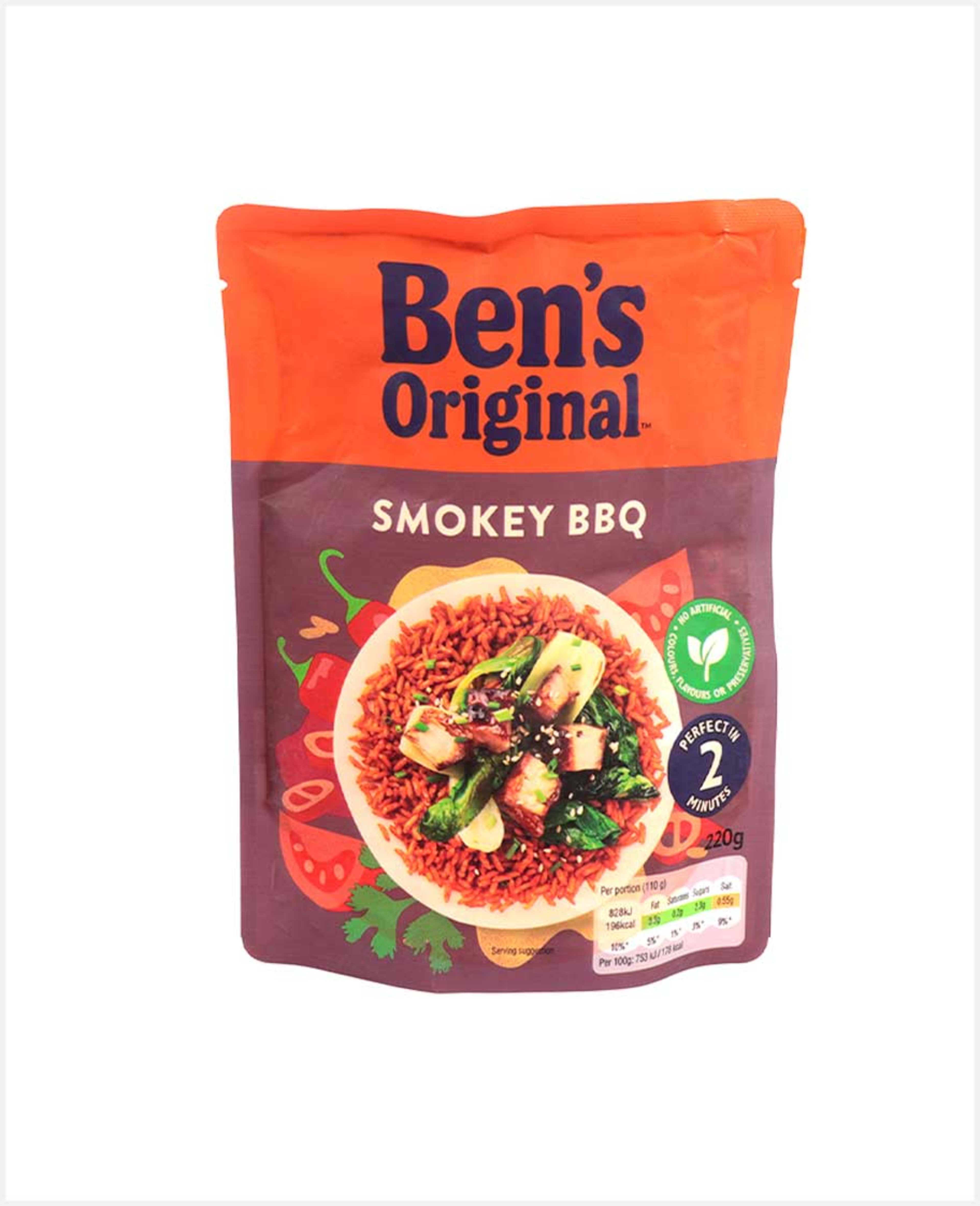 Ben's Original Smokey Bbq Rice 220gm - image 2