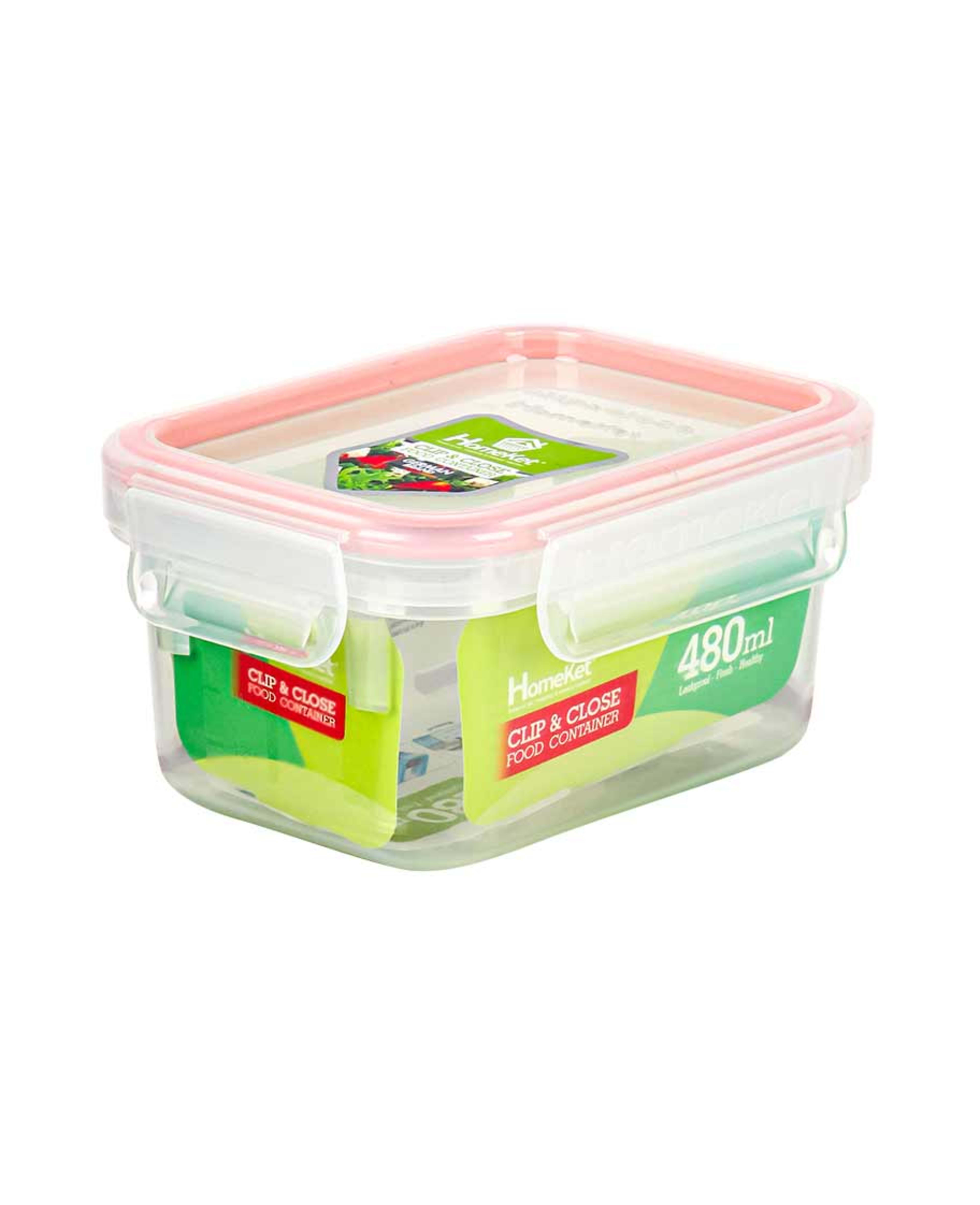 Homeket Clip and Close Food Container 480ml 3470 - image 2