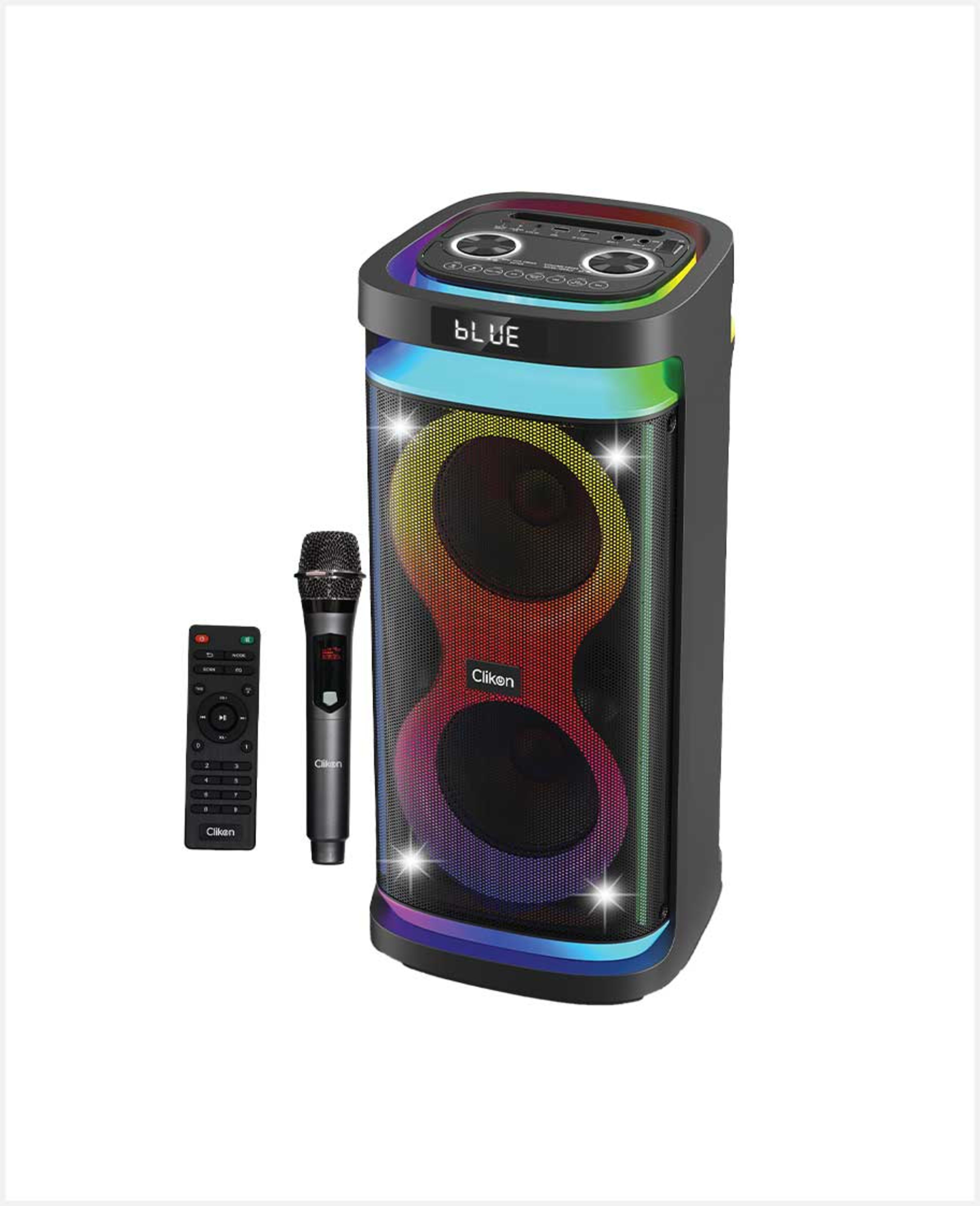 Clikon Rechargeable Party Box 6.5inch with Mic Ck877 - image 2