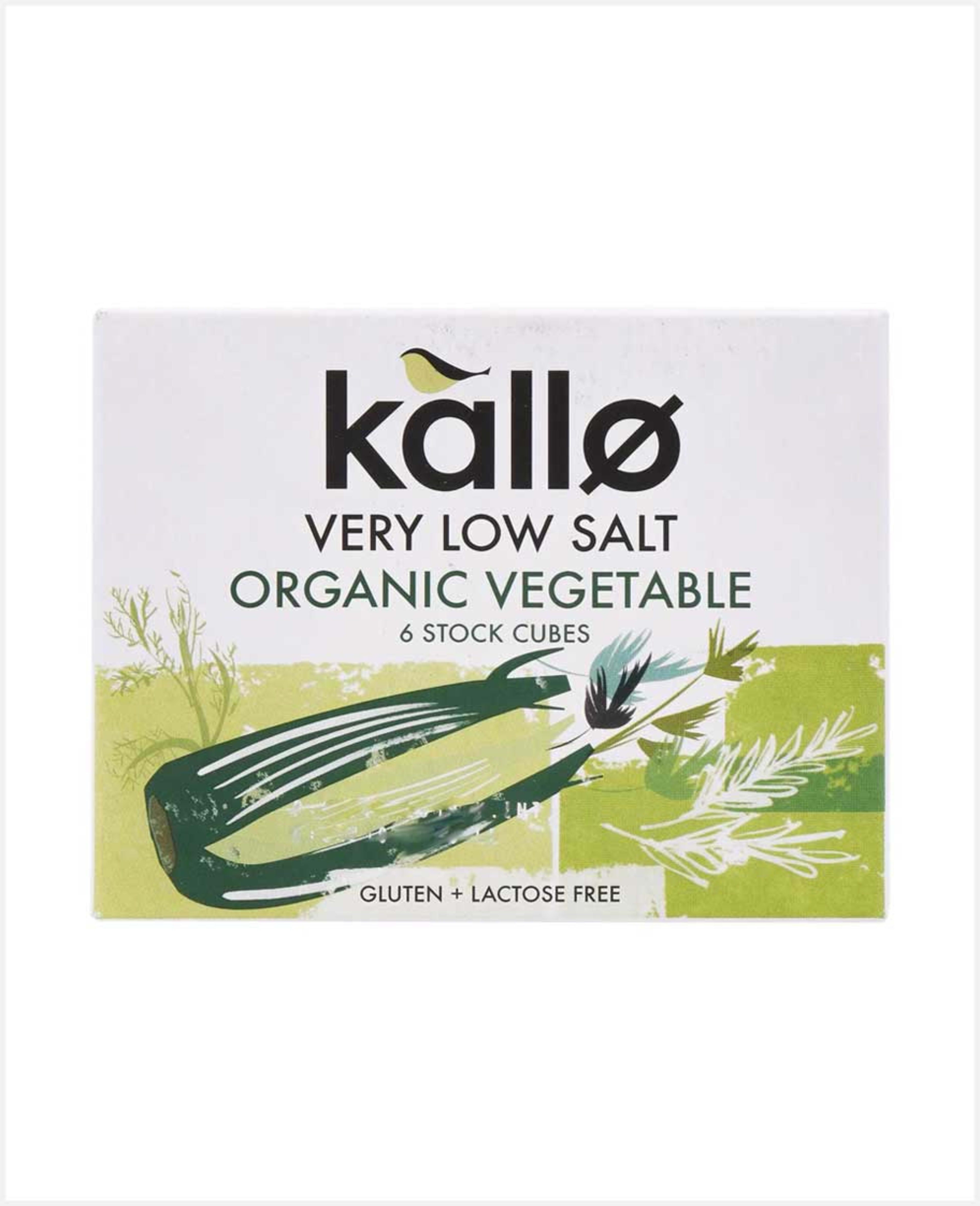 Kallo Low Salt Organic Vegetable Stock Cube 60gm