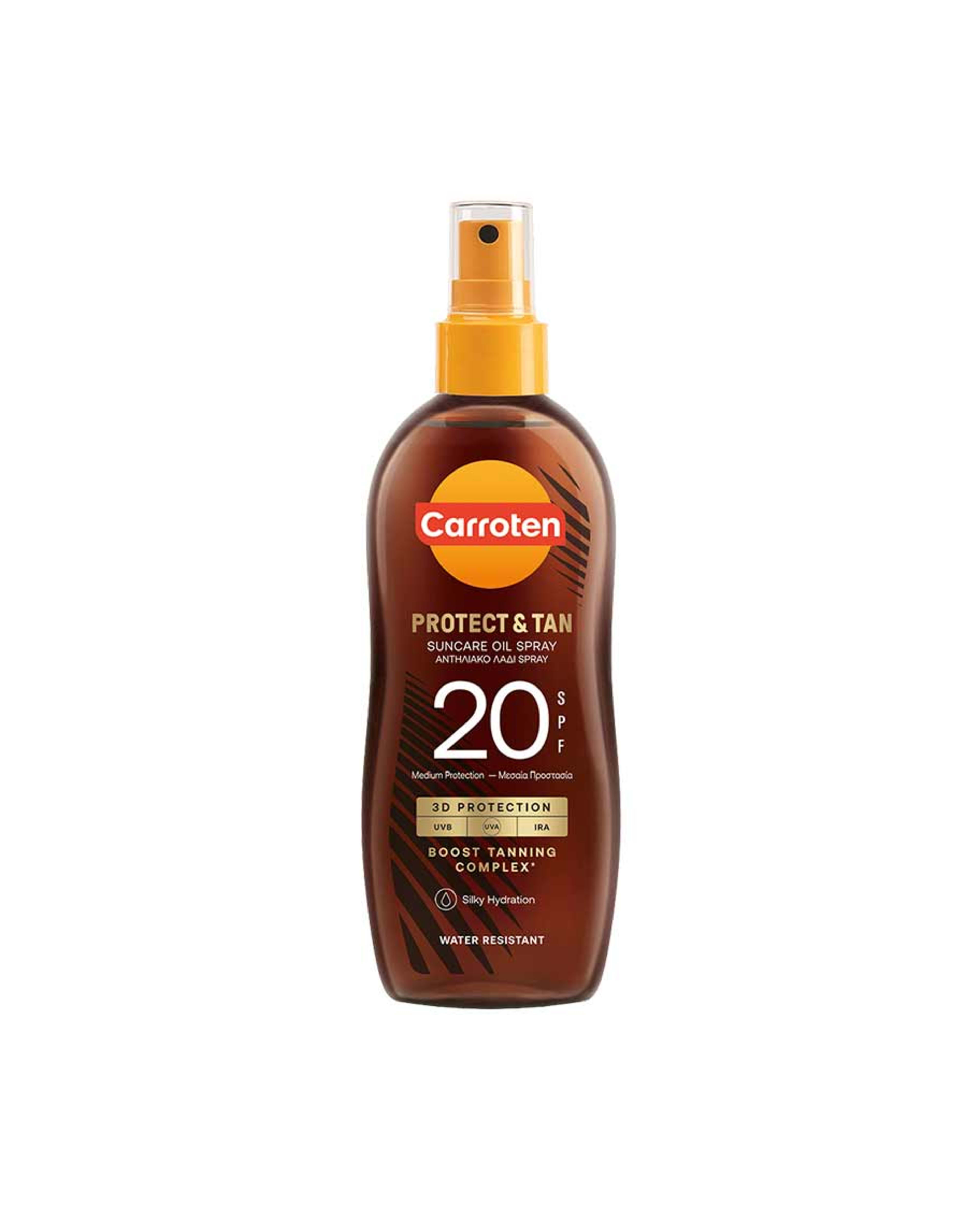 Carroten Protect & Tan Suncare Oil Spray Spf20 150ml - image 2