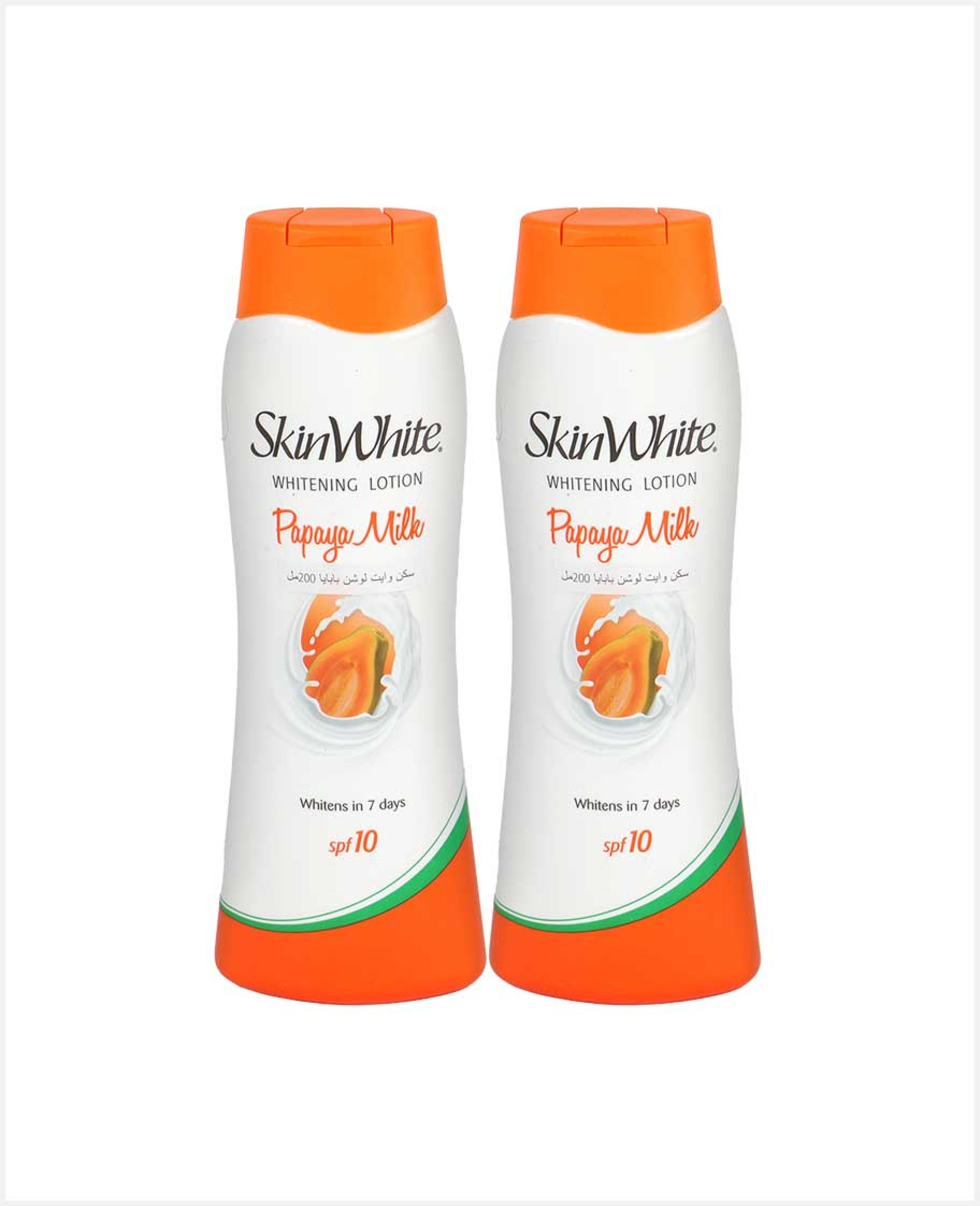 Skin White Papaya Milk Whitening Lotion 2x200ml