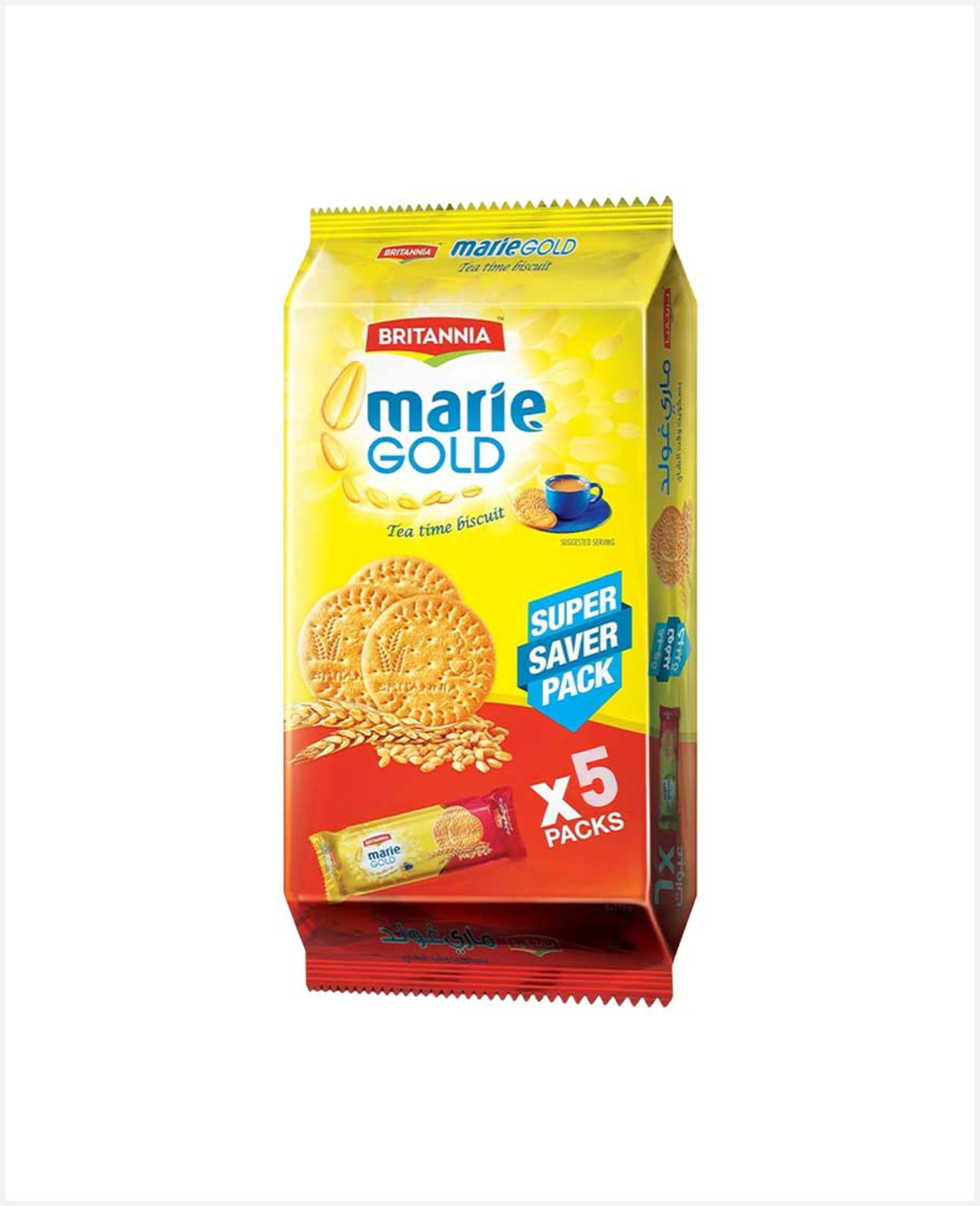 Britannia Marie Gold Biscuits (5x154gm) 770gm Saver Pack