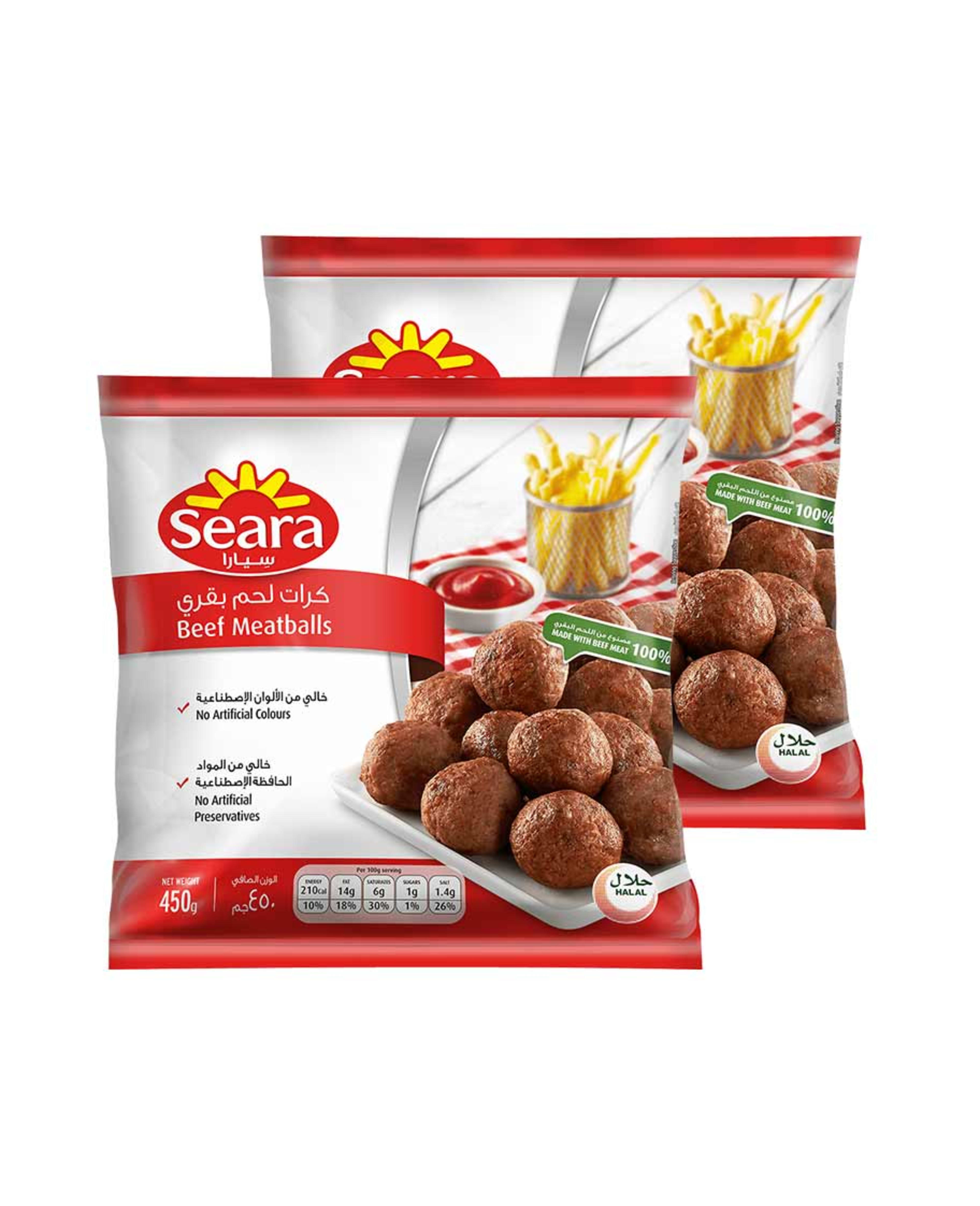 Seara Beef Meatballs 2sx450gm Sp.offer