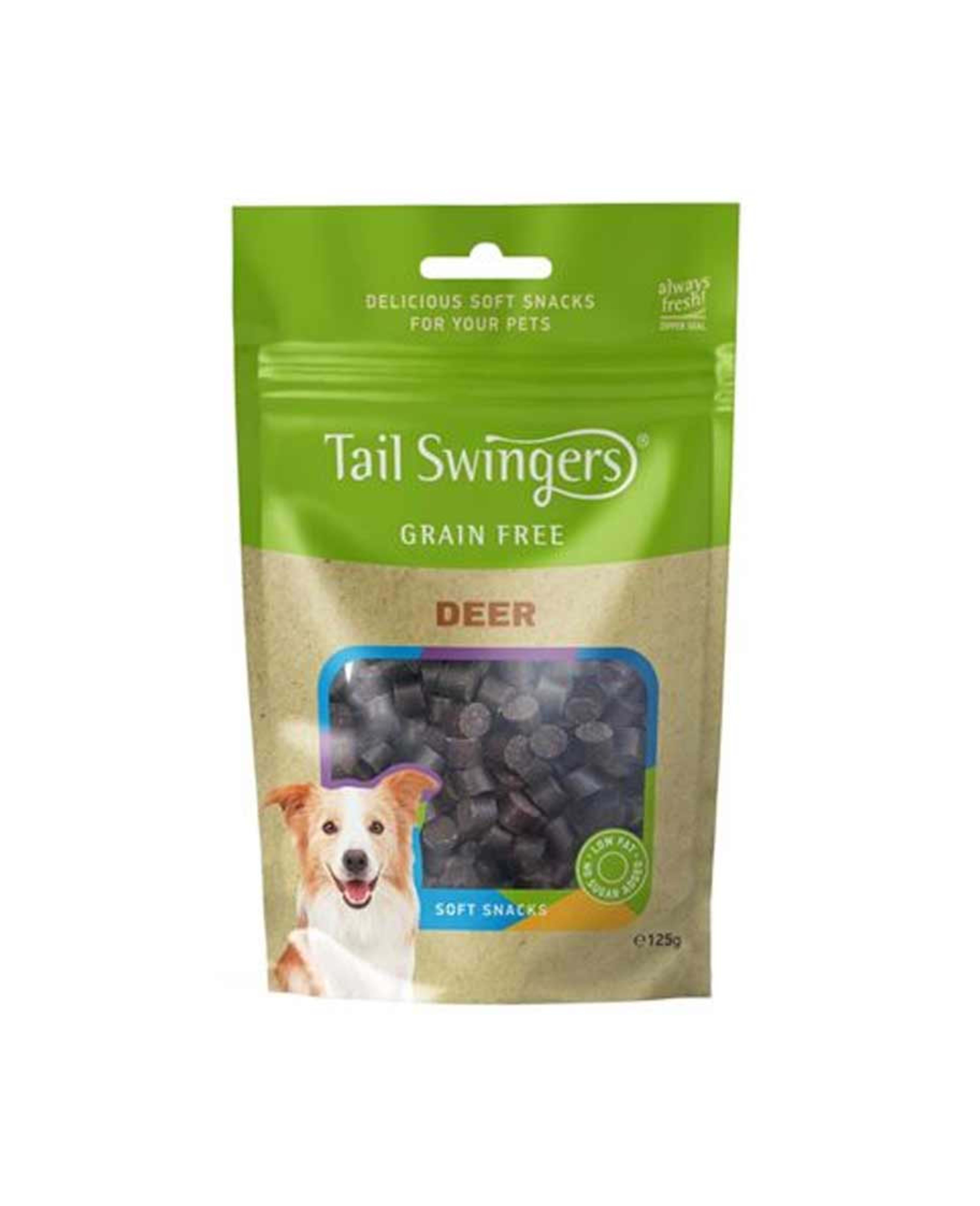 Tail Swingers Grain Free with Deer Soft Snacks for Dog 125gm - image 2