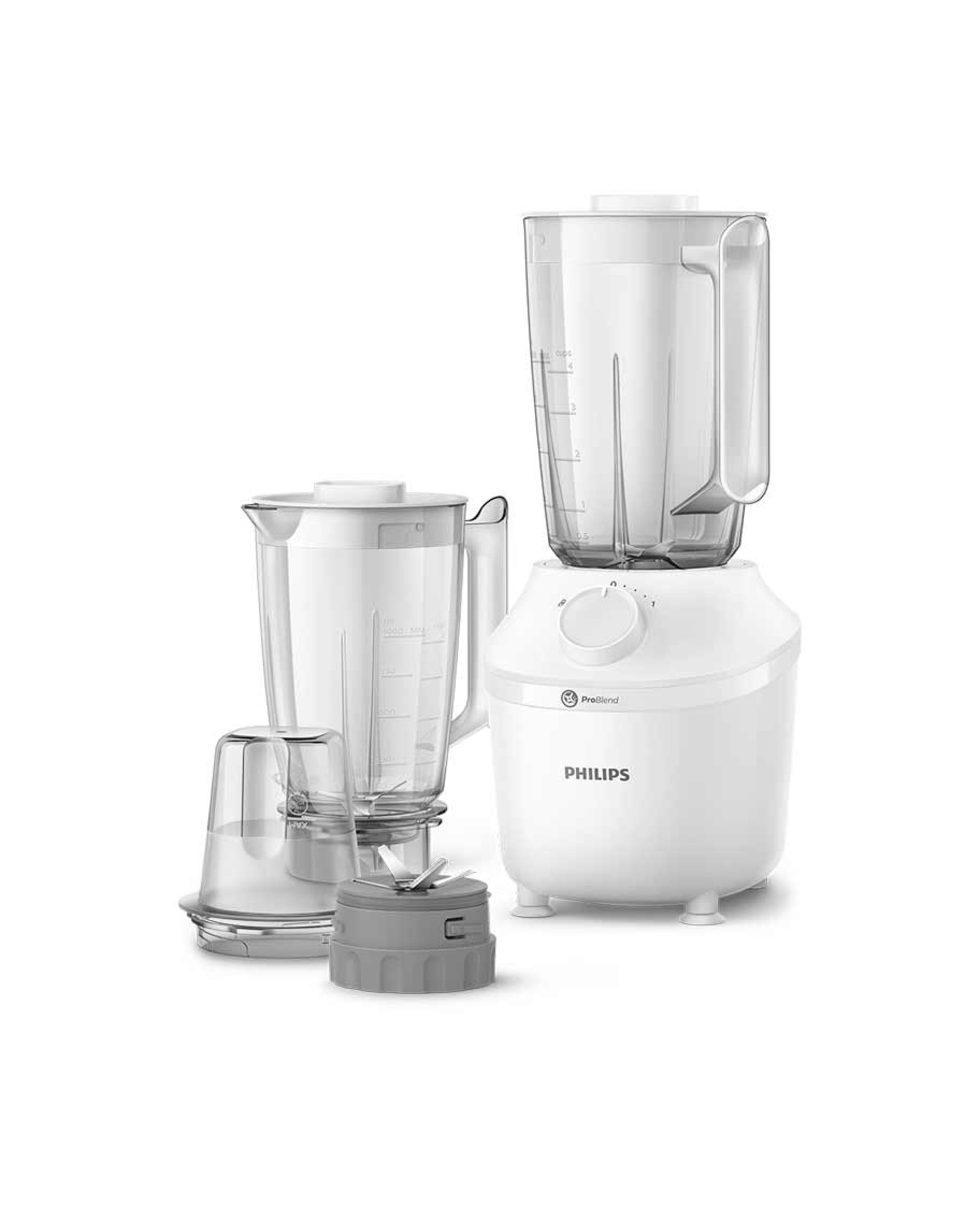 Philips Blender with Two Jar and Blade Mill 1.9ltr Hr2041/50