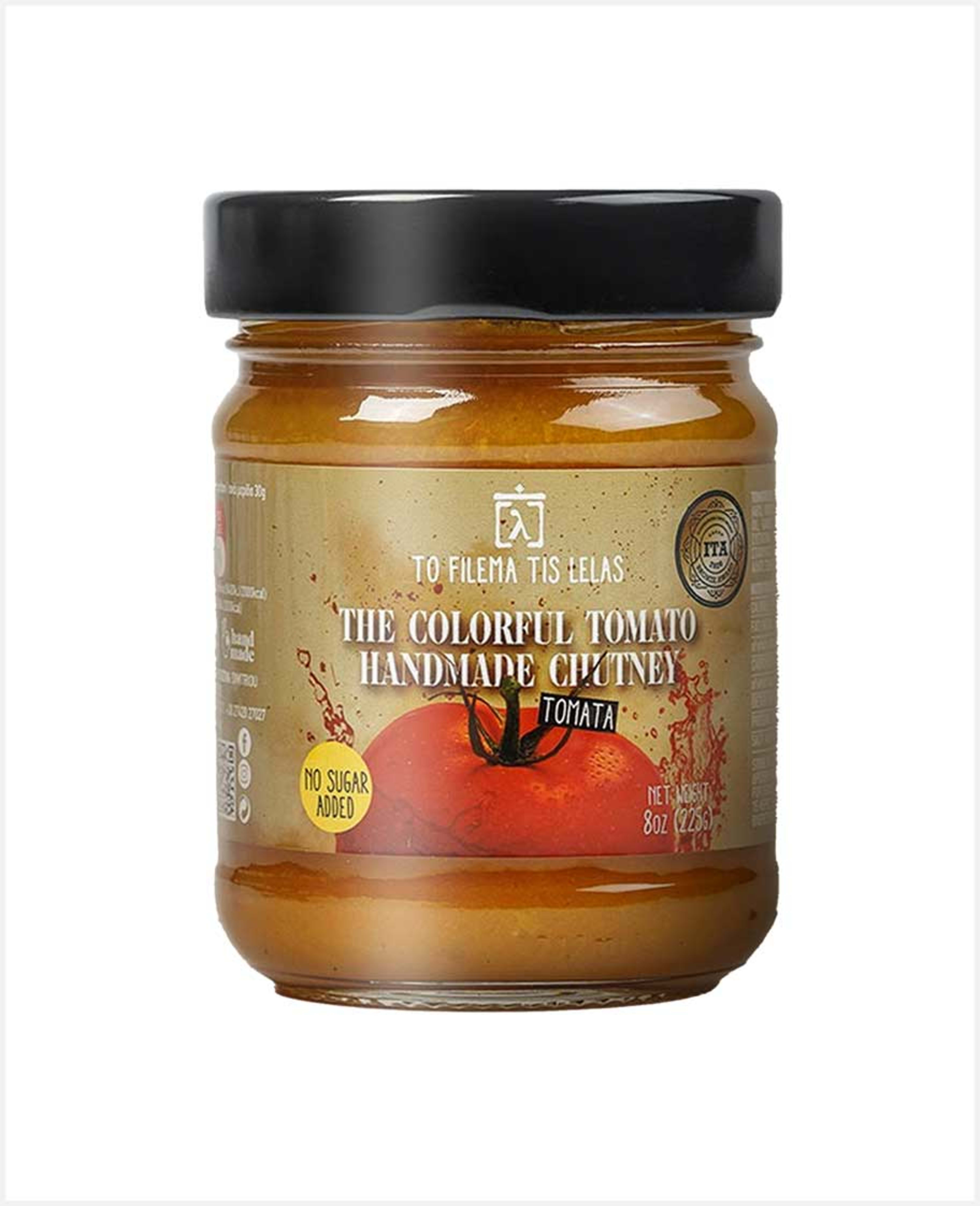 To Filema Tis Lelas Colorful Tomato Handmade Chutney 225gm - image 2
