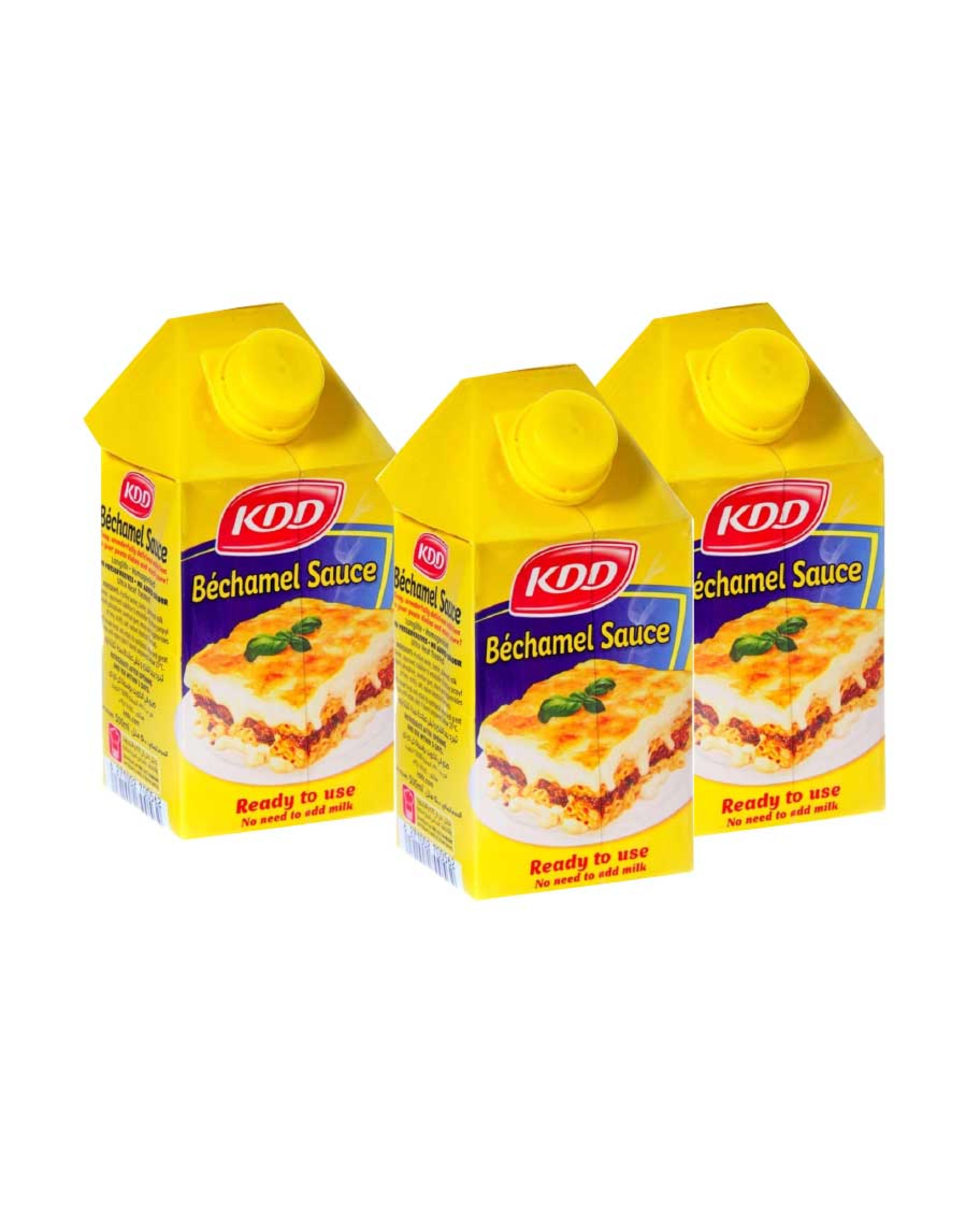 Kdd Bechamel Sauce 500ml (500gm) 3x500gm