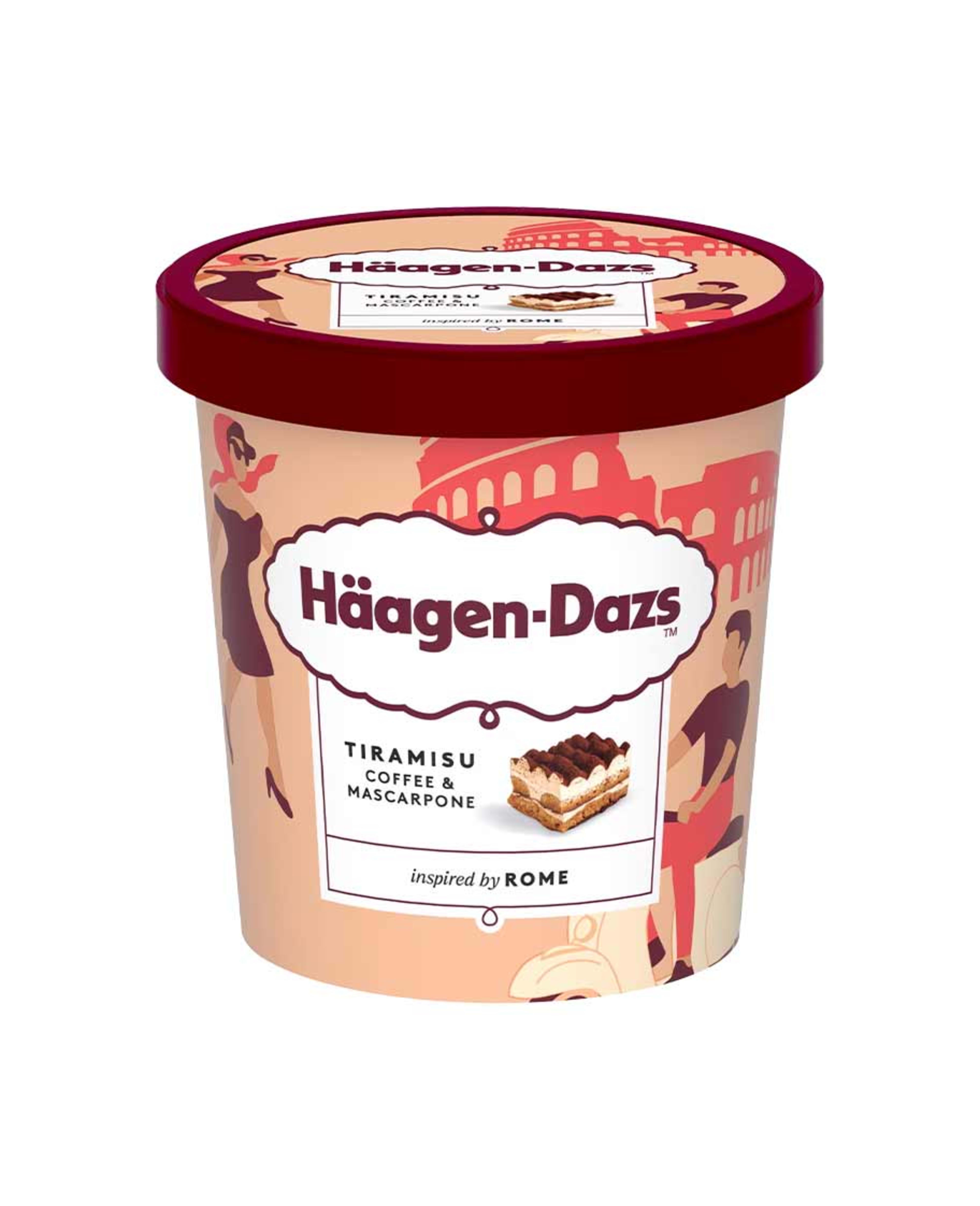 Haagen-dazs Tiramisu Coffee & Mascarpone Ice Cream Tub 420ml