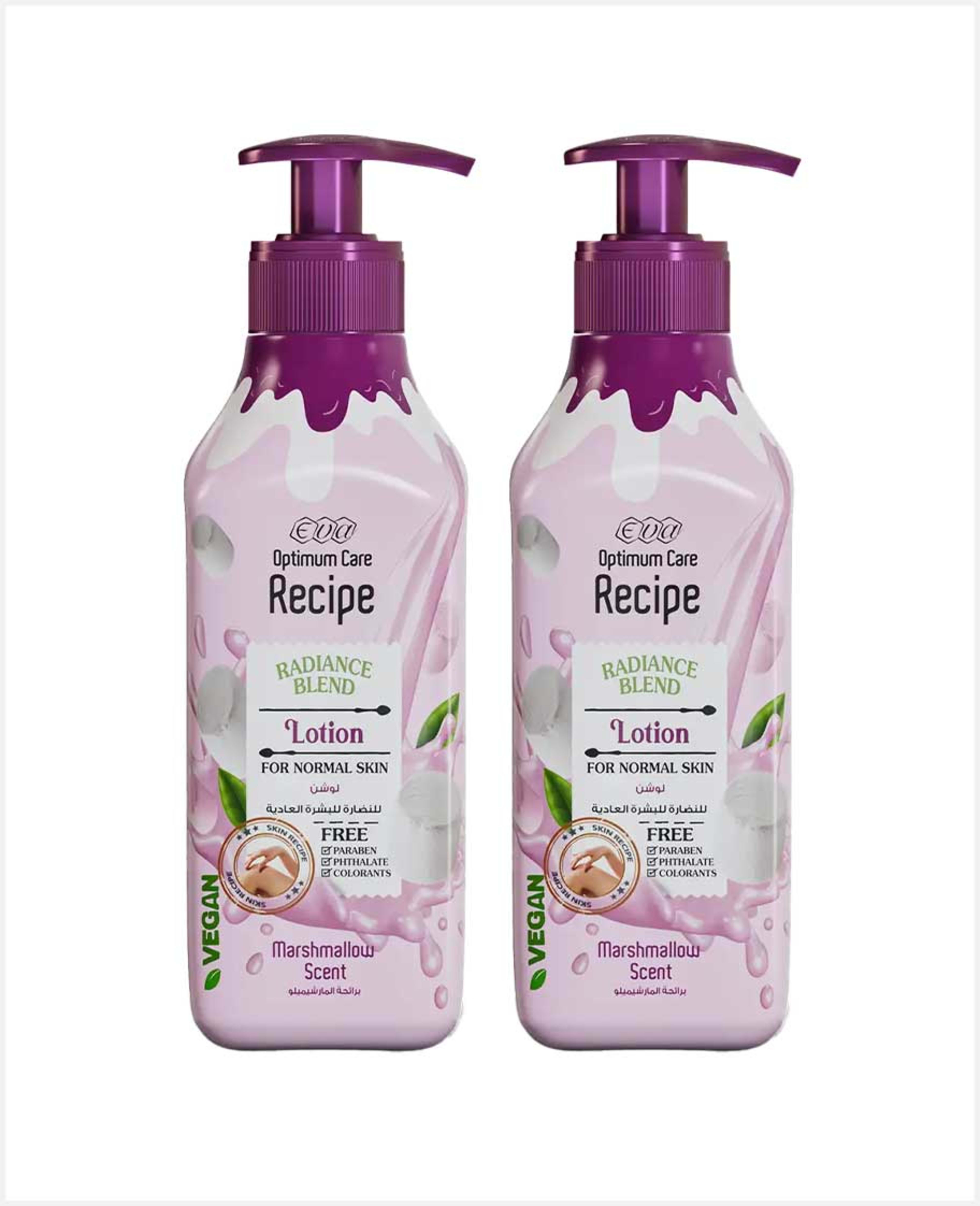Eva Radiance Blend Lotion for Normal Skin Marshmallow Scent 2x370ml - image 2