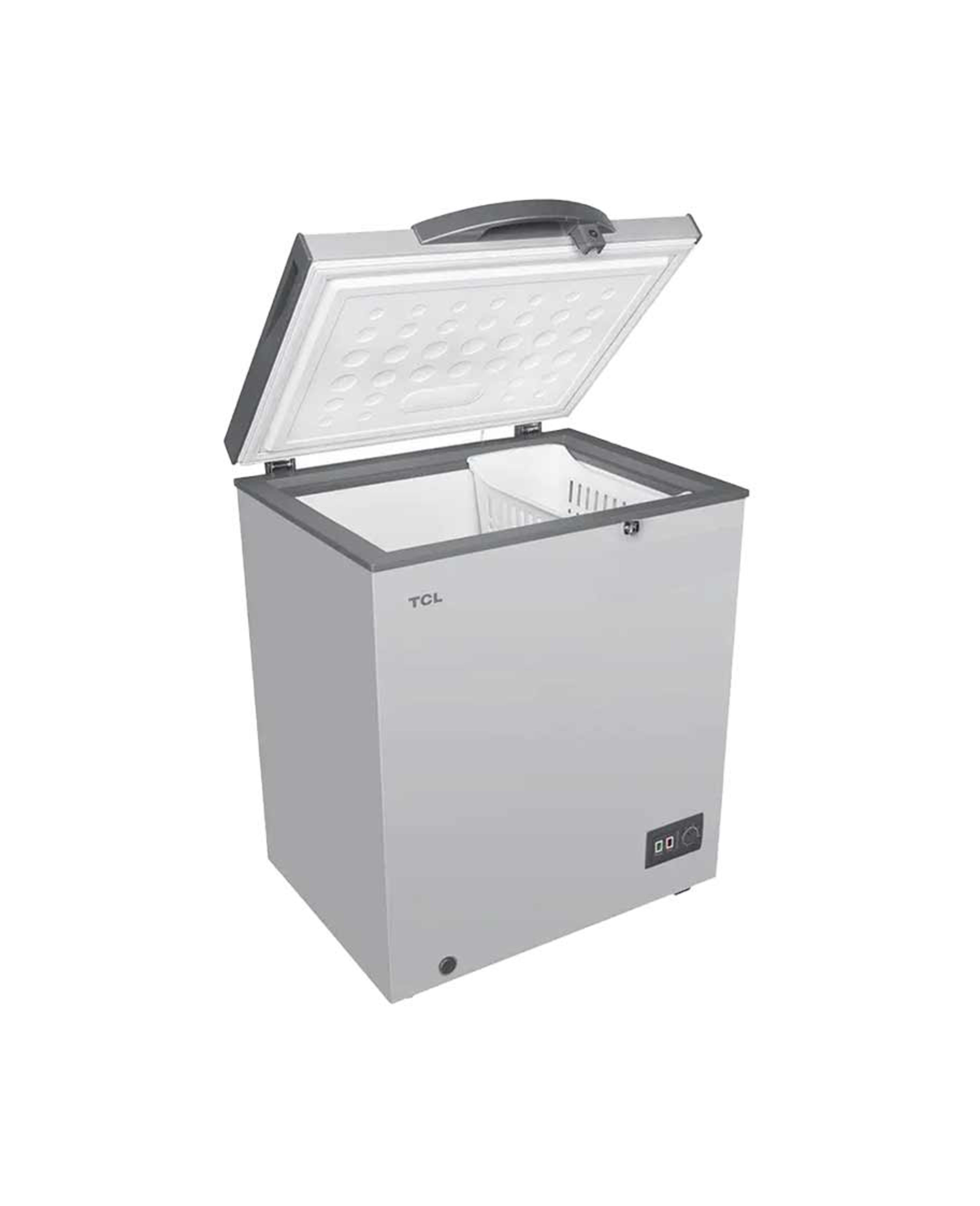 Tcl Chest Freezer Silver 188ltr