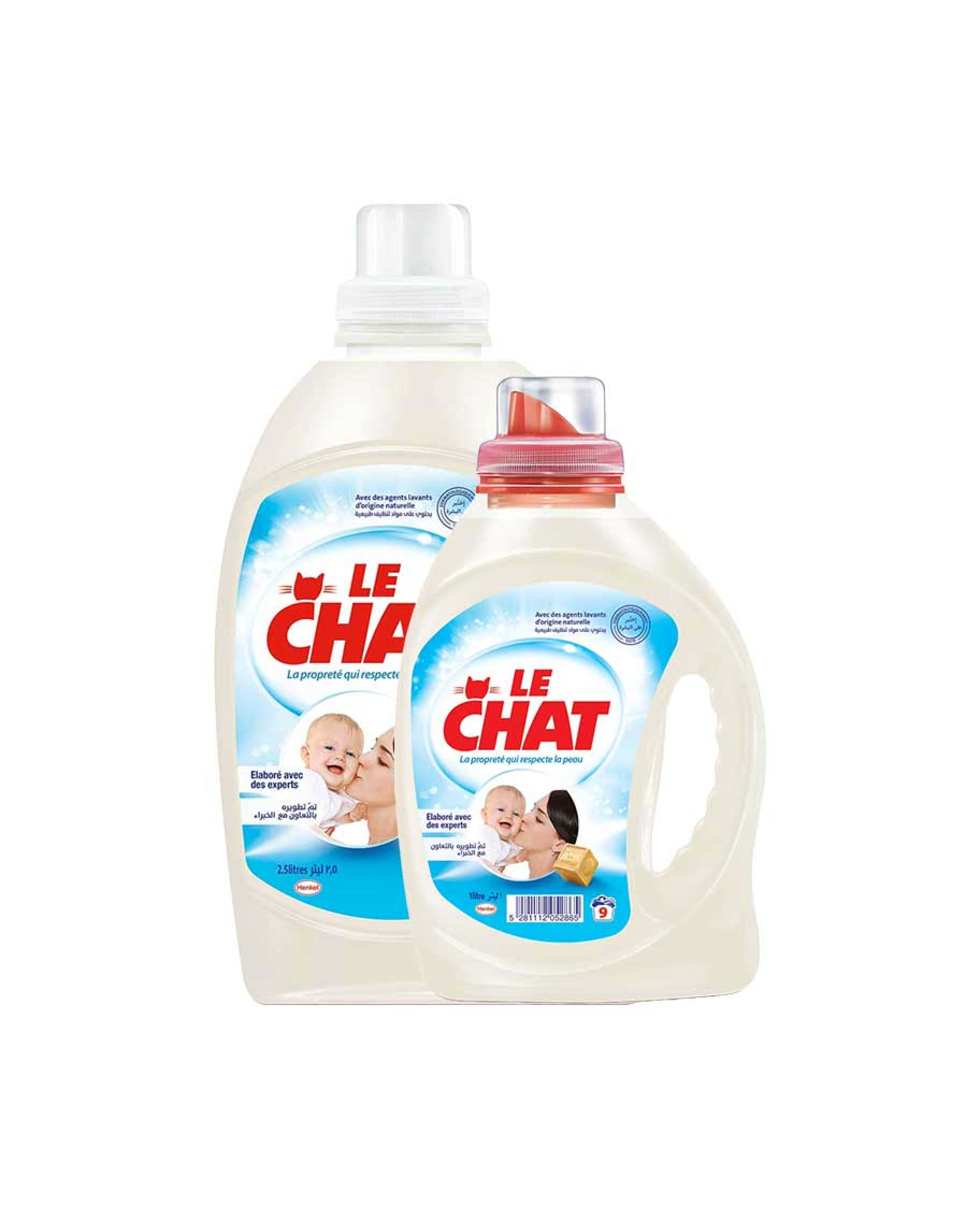 Le Chat Sensitive Detergent Gel Lf 2.5ltr+ 1l Free