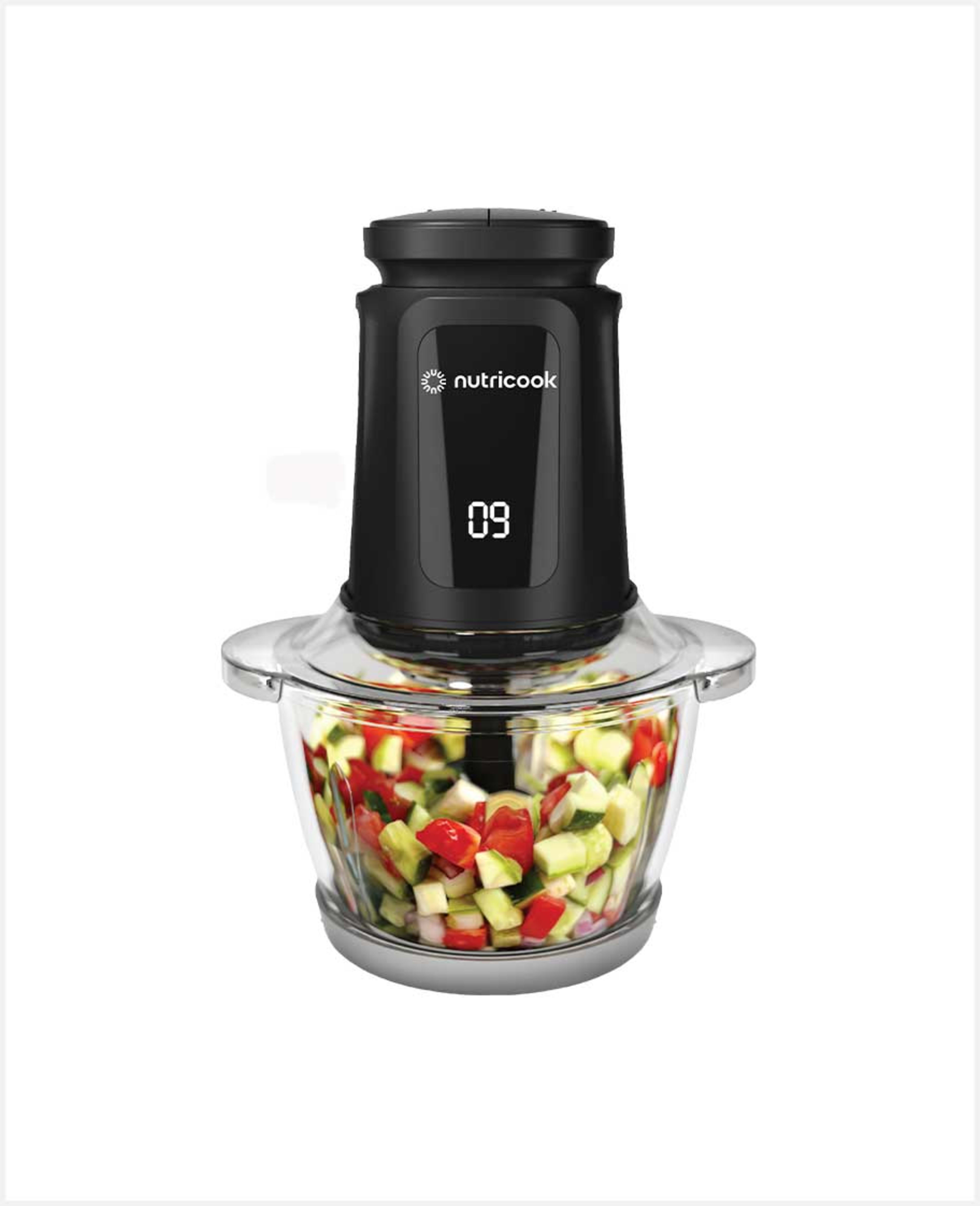 Nutricook Electric Chopper Glass Bowl 1.2ltr Nc-ch1200 - image 2