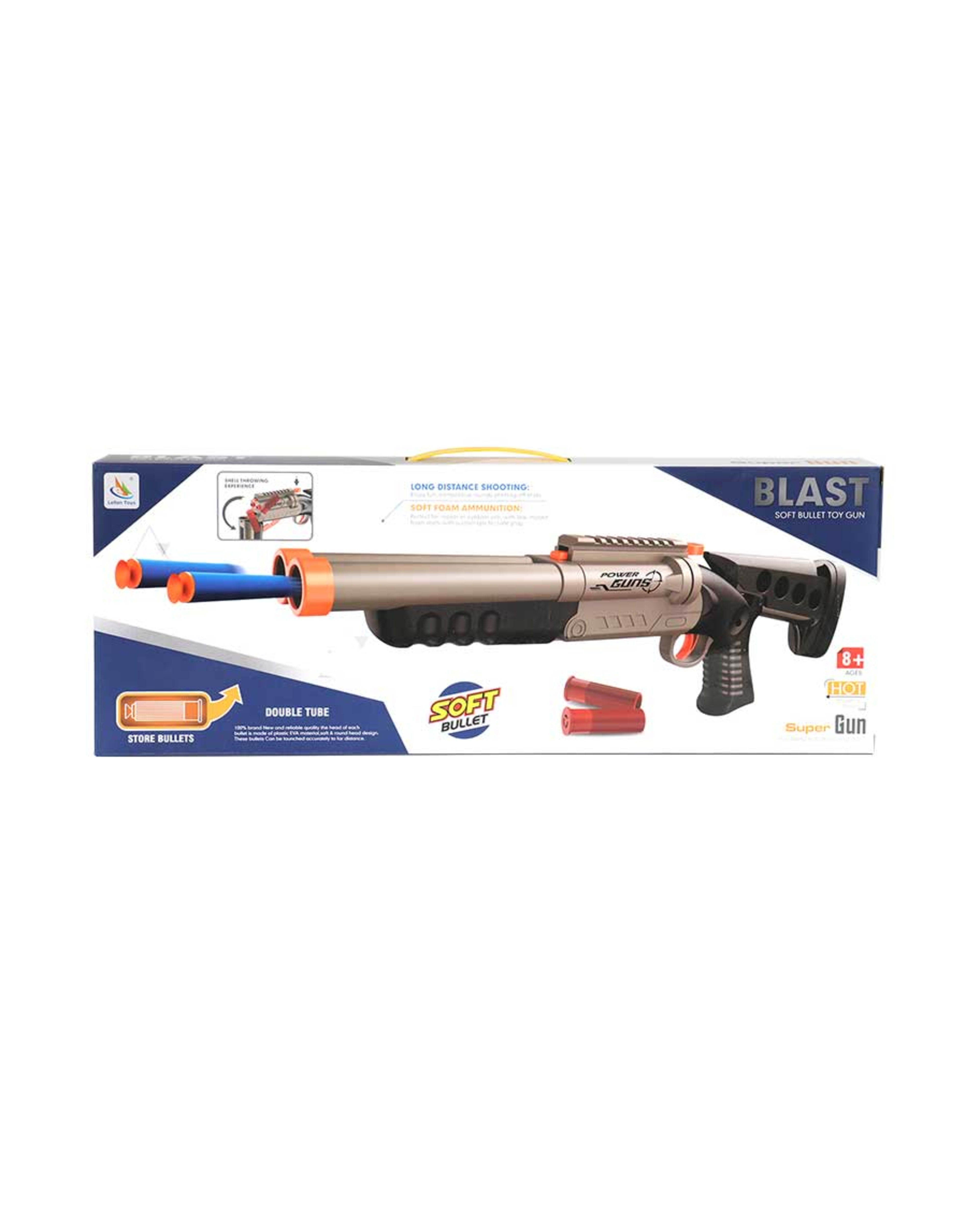 Lefan Toys Double Barrel Soft Gun 9944 - image 2