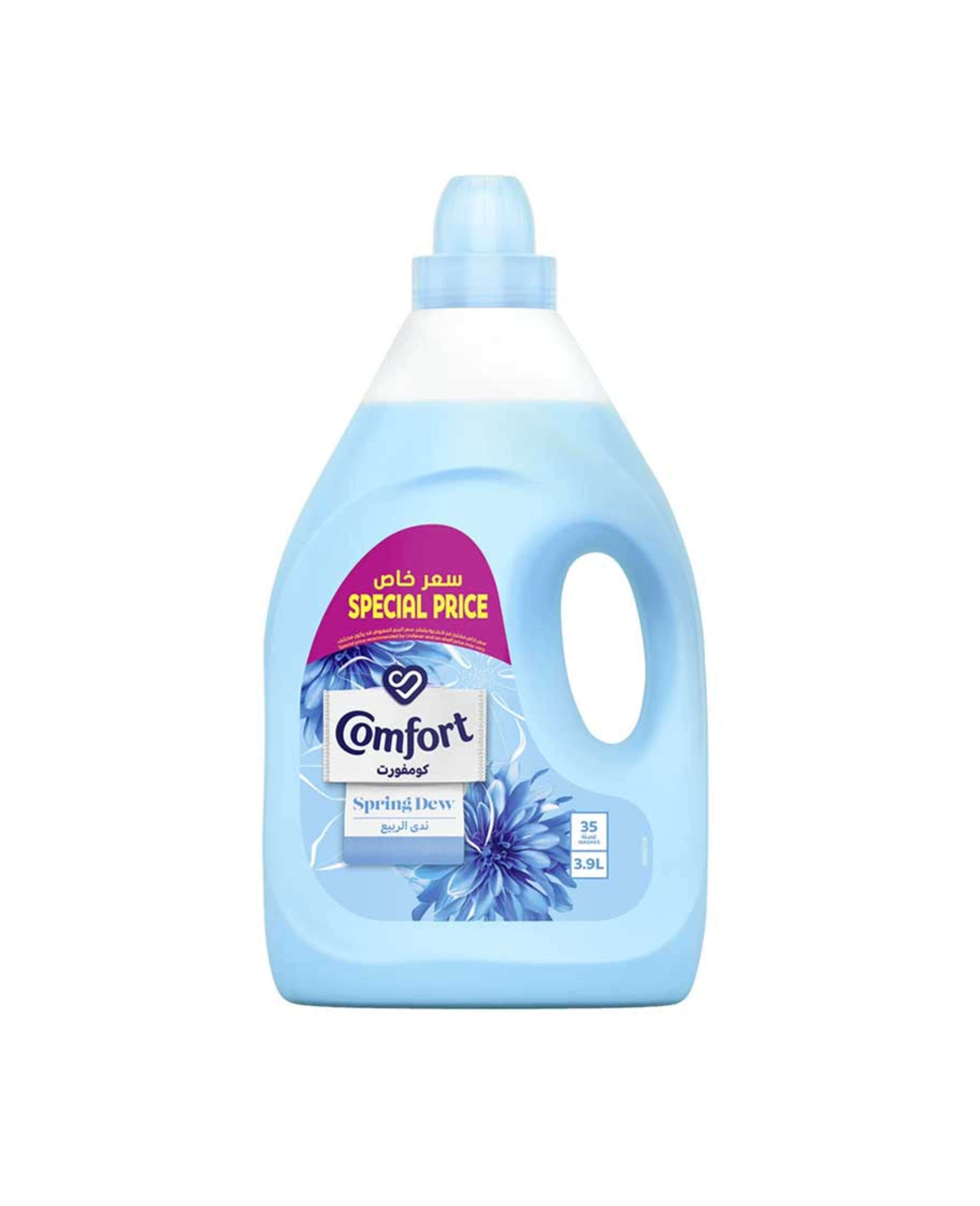 Comfort Fabric Softener Spring Dew (blue) 3.9ltr Sp.offer