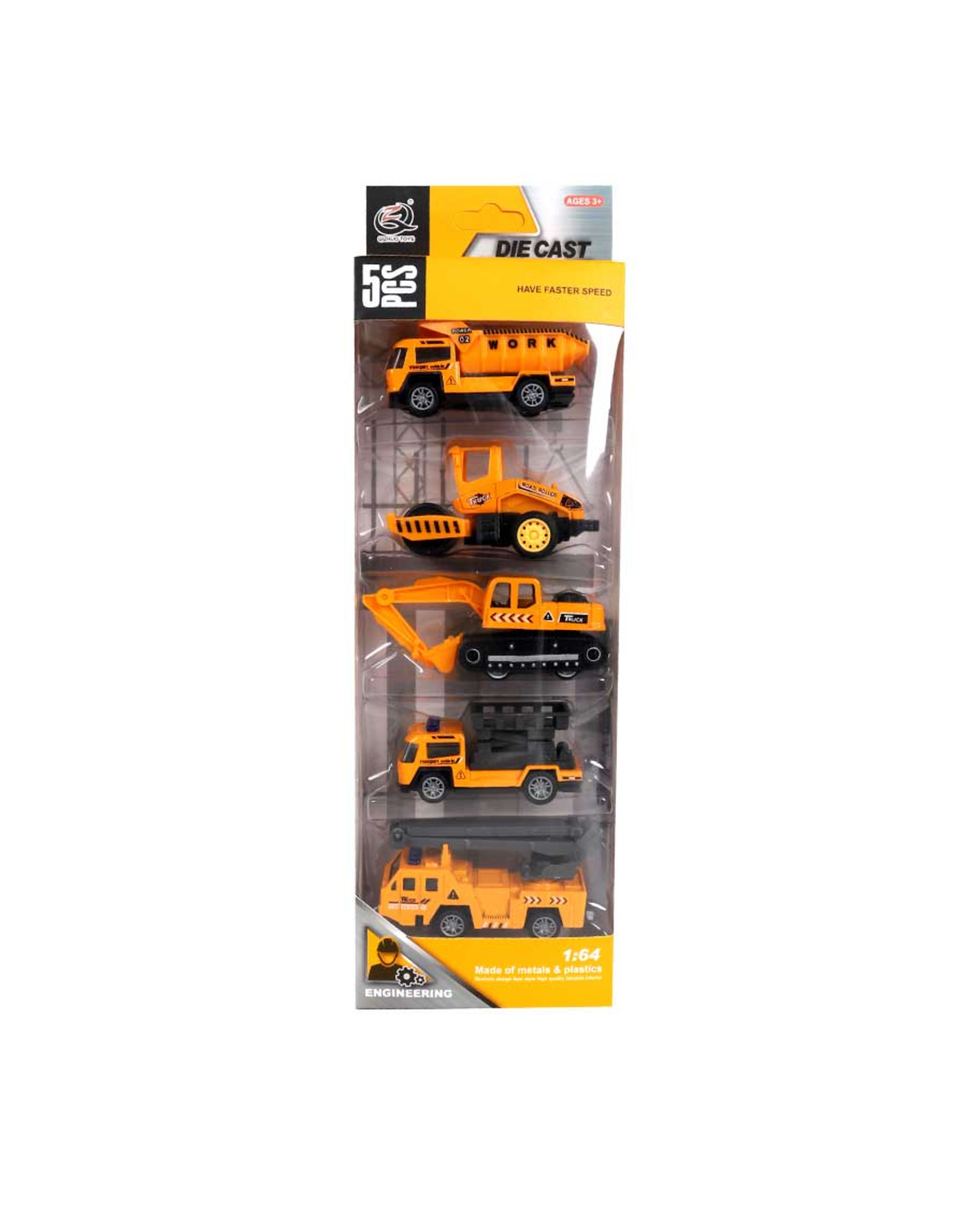 Qizhuo Toys Die Cast Engineering Trucks Qz618-c - image 2