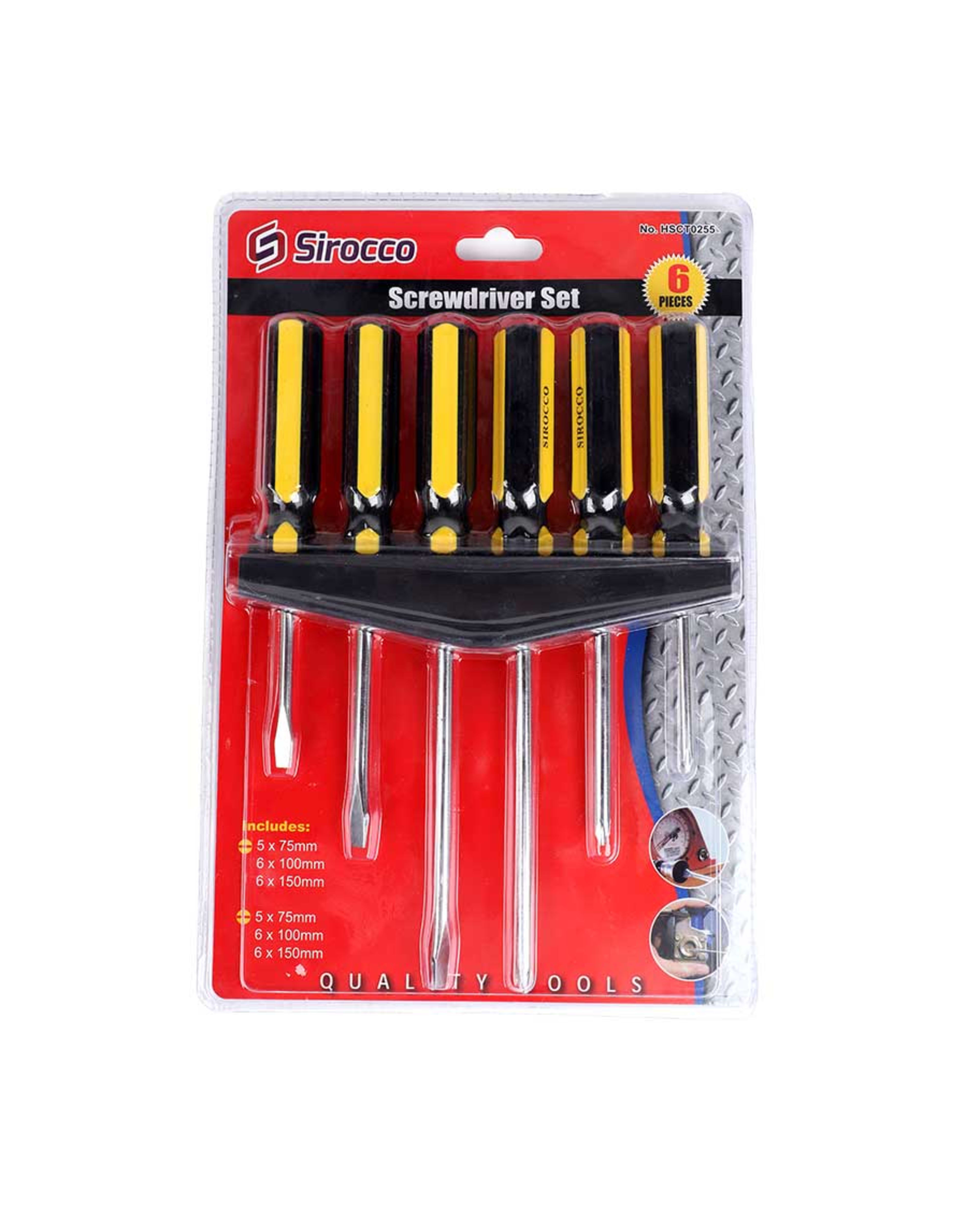 Sirocco Screwdriver Set 6pcs Hsct0255 - image 2