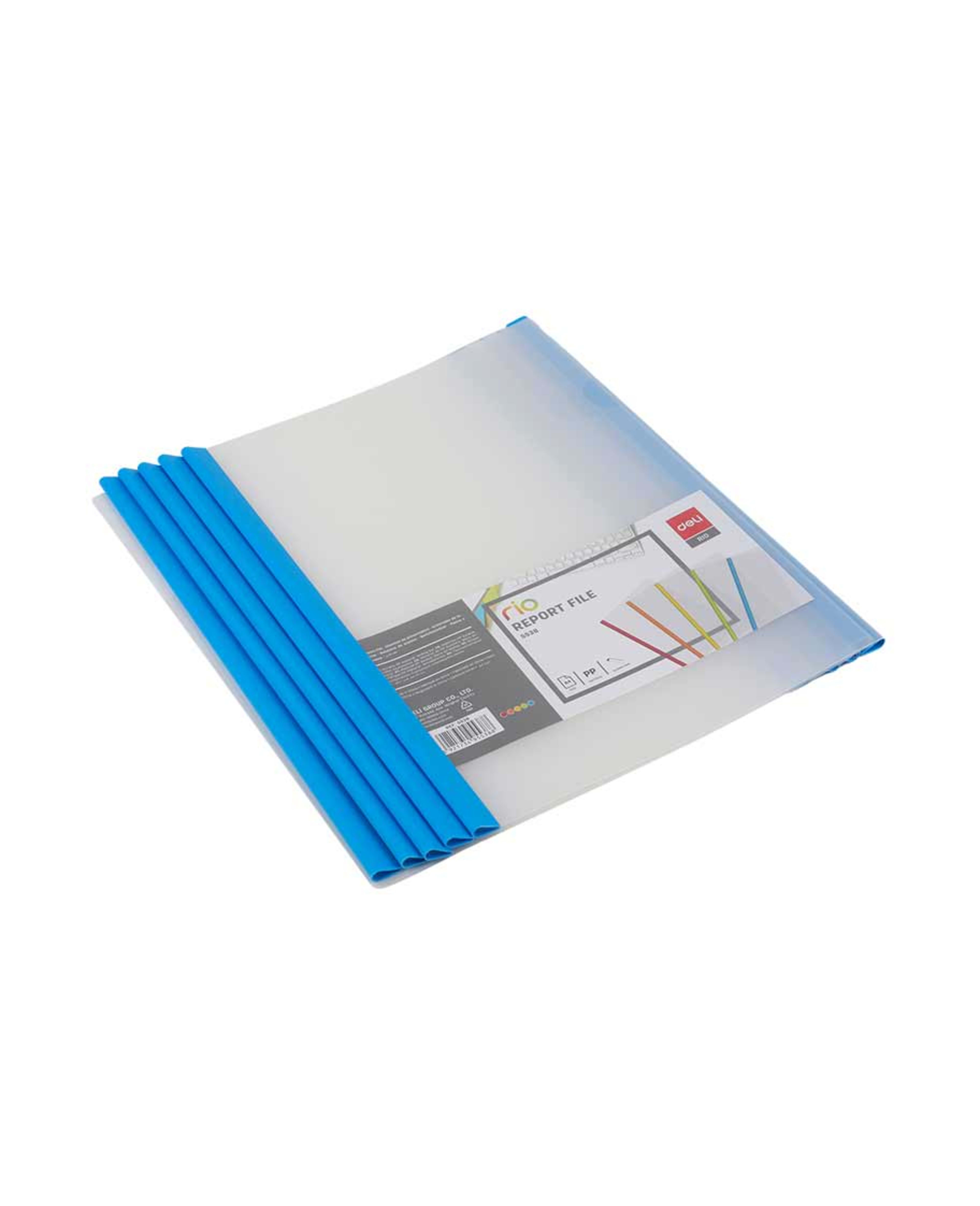 Deli Rio Sliding Bar Report File 10pcs Pkt E5538