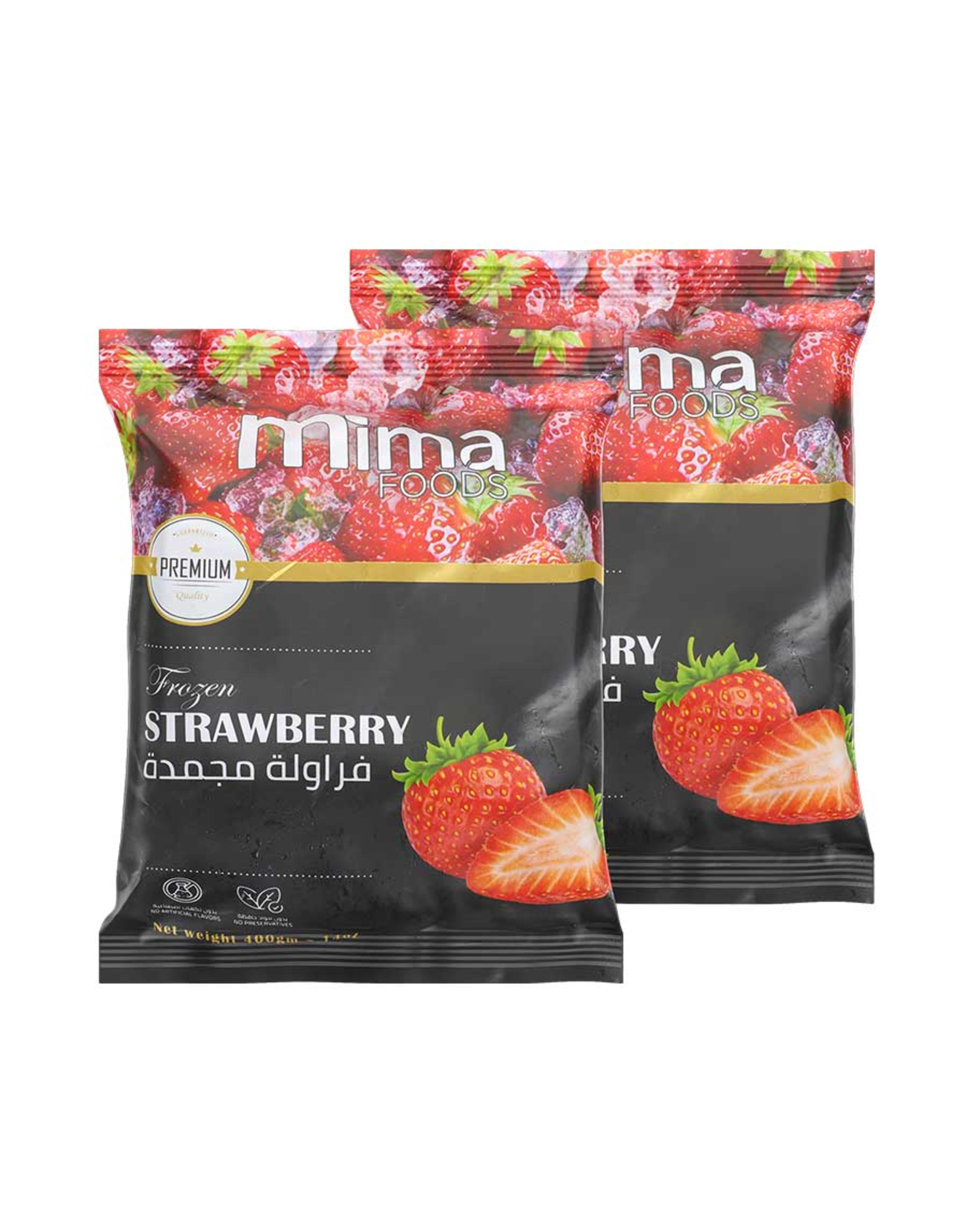 Mima Foods Frozen Strawberry 2sx400gm Promo