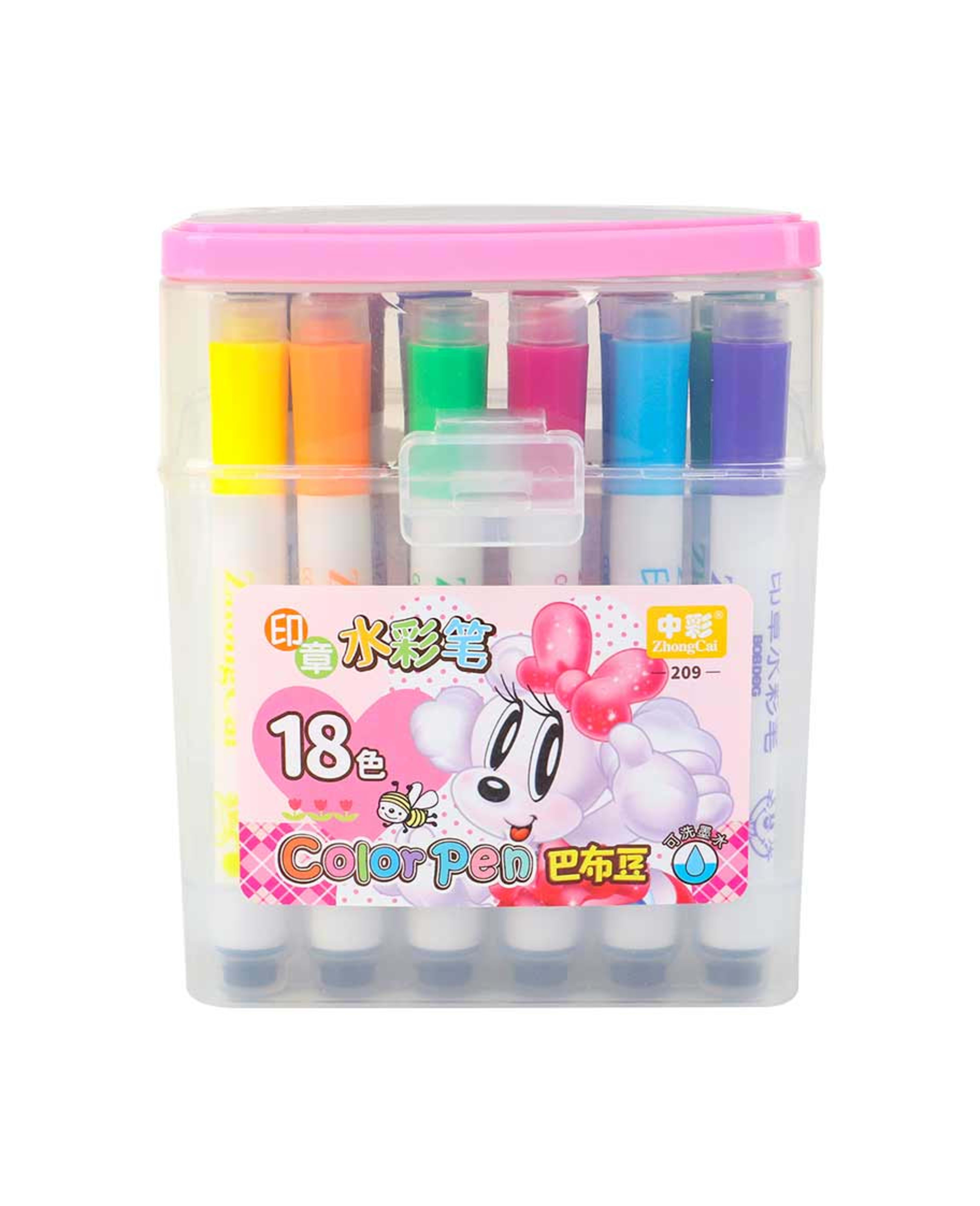 Zhong Cai Color Pen 18pcs 1box 209-18