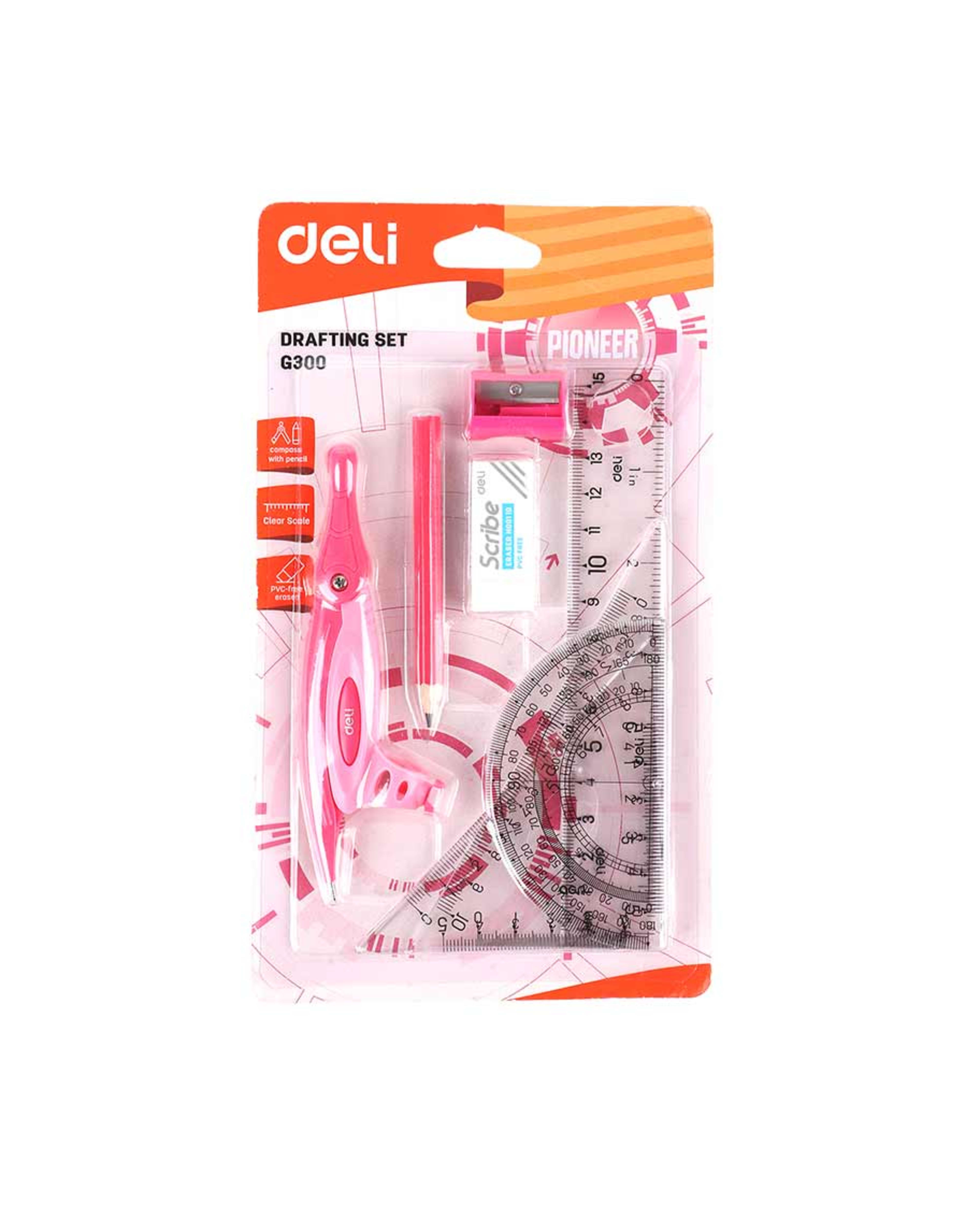 Deli Pioneer Drafting Set G300 G30001