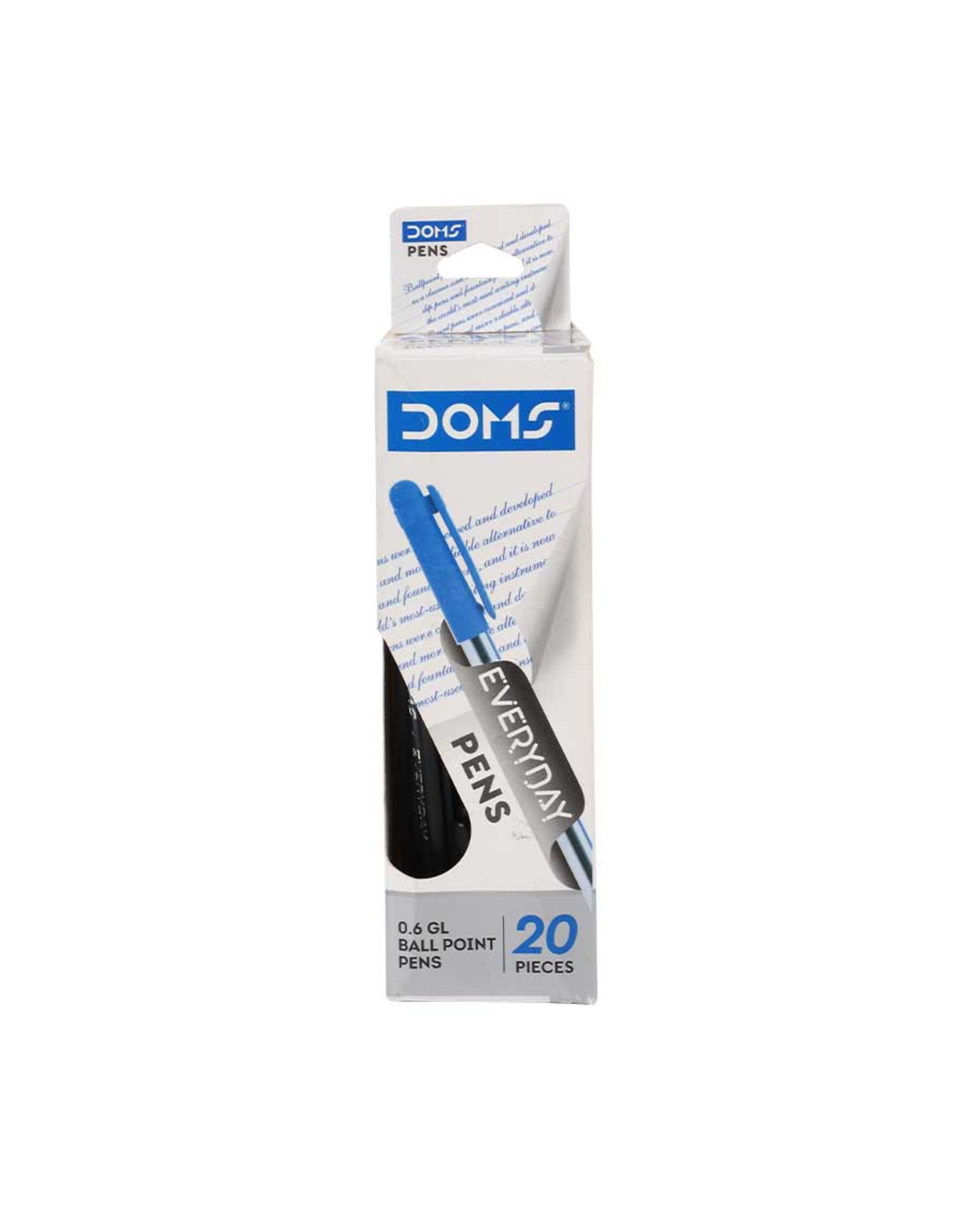 Doms Everyday Ball Point Pen 0.6gl 20pcs 3458