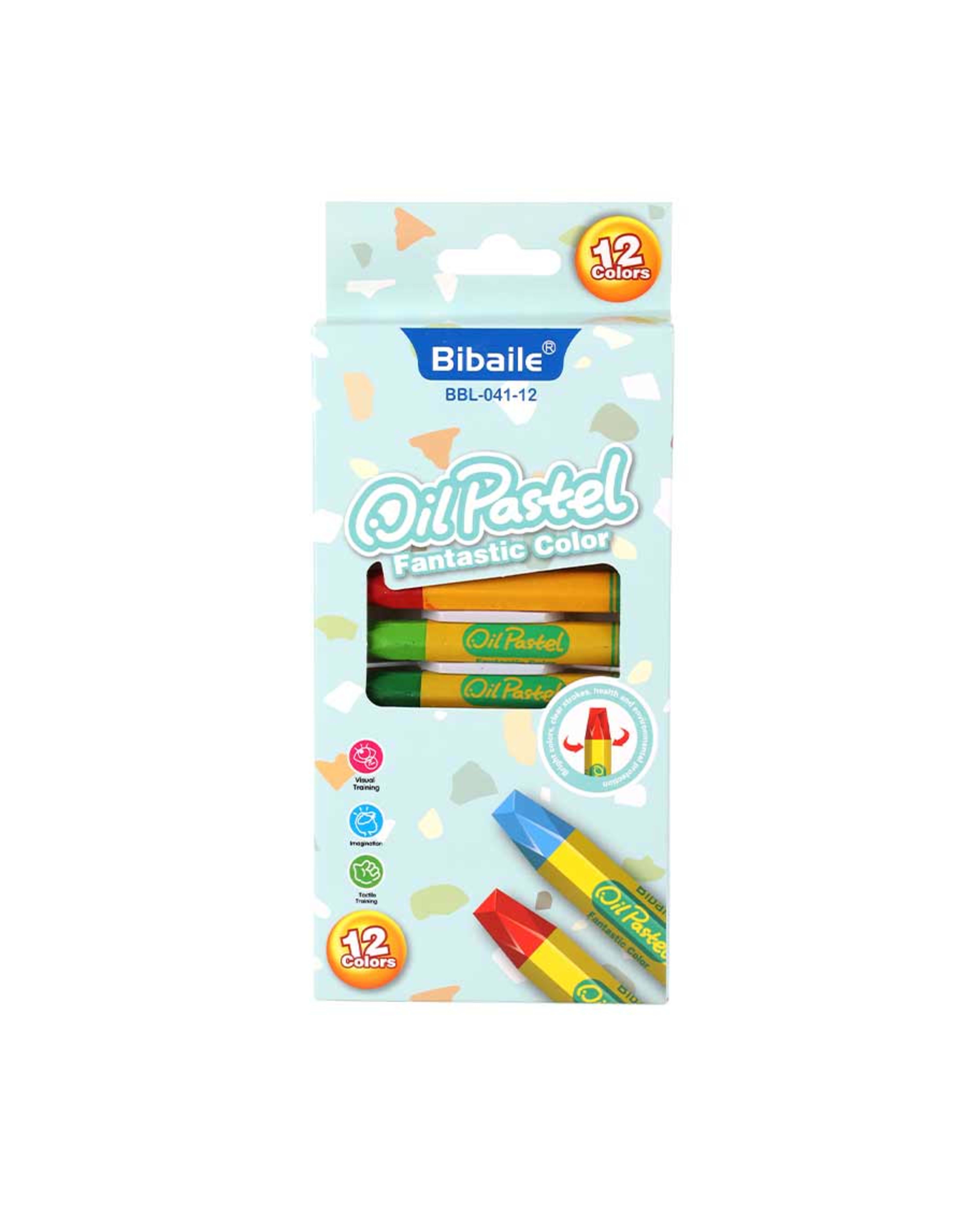 Bibaile Oil Pastel 12pcs Bbl-041-12
