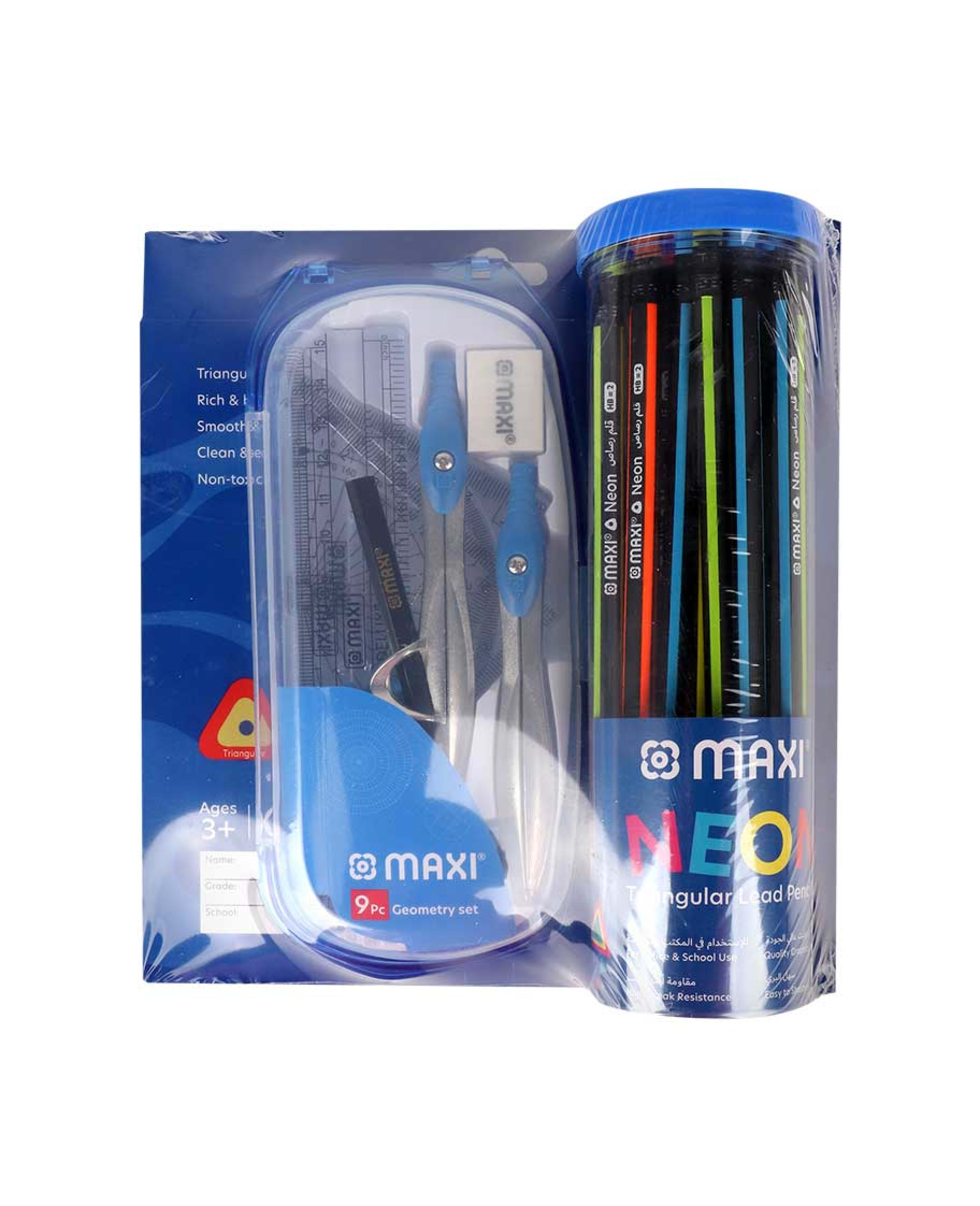Maxi Neon Triangular Lead Pencils 30pcs Nht2022052030307 - image 2