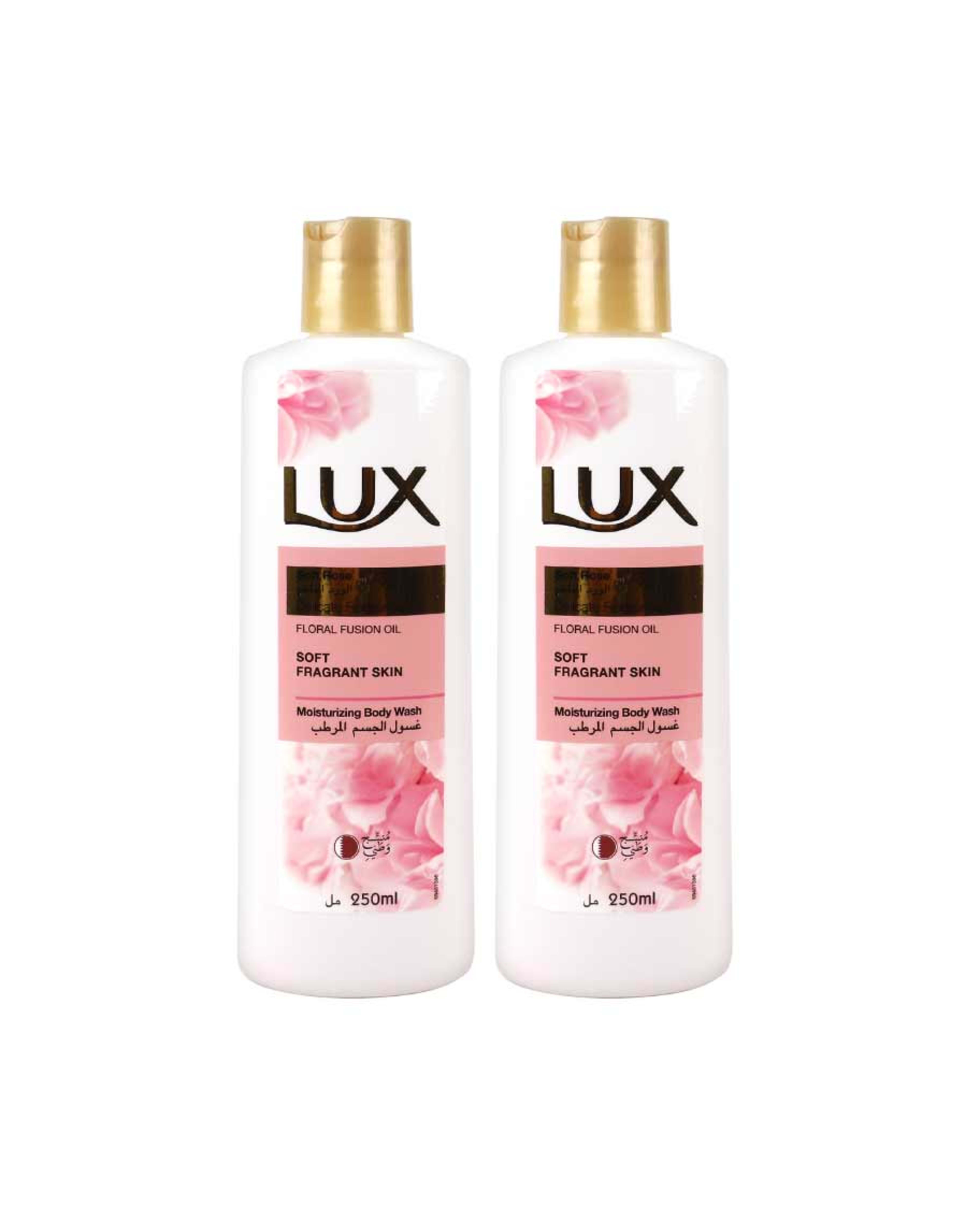 Lux Soft Rose Soft Skin Body Wash 2x250ml @20%off