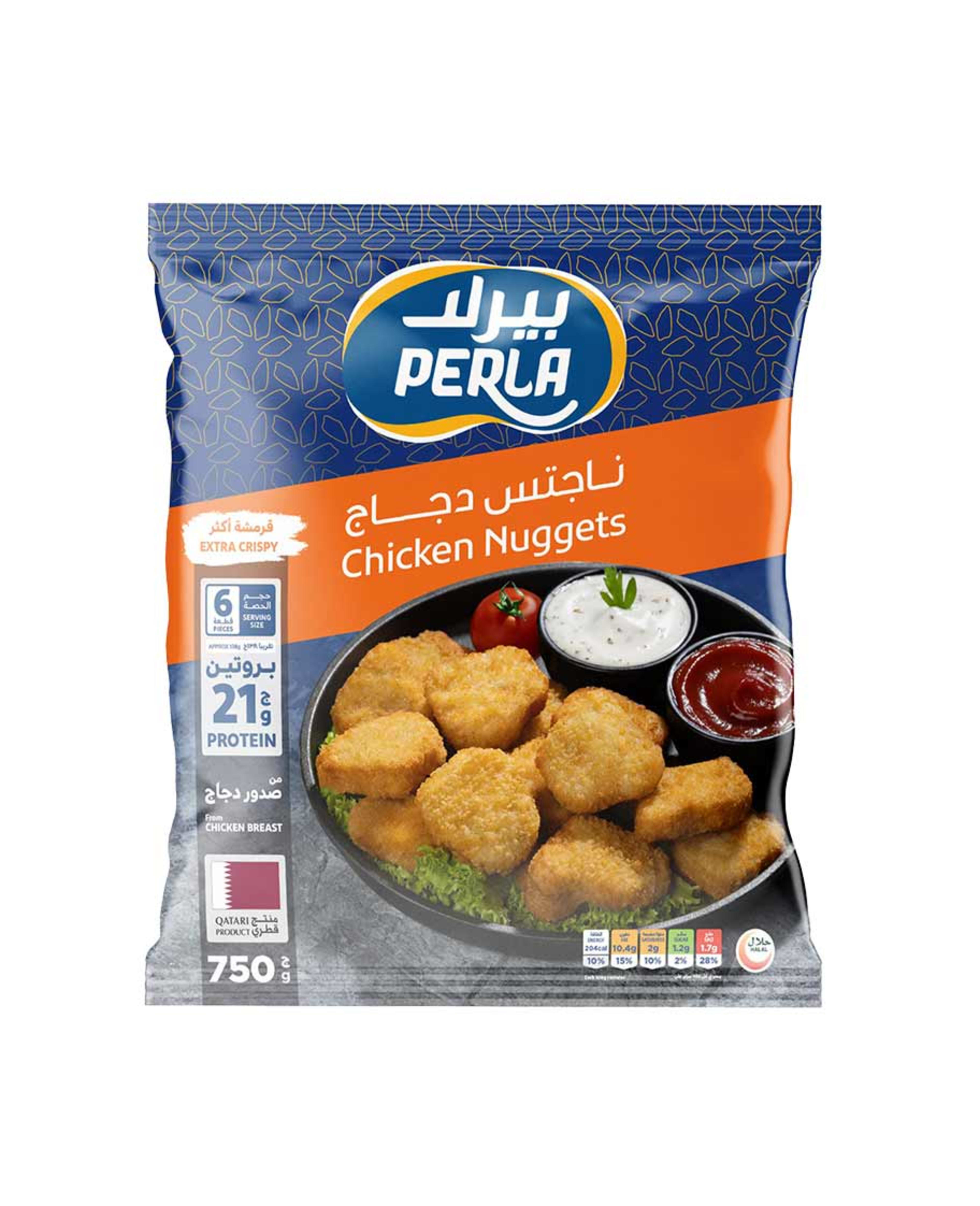 Perla Frozen Breaded Chicken Nuggets 750gm Promo