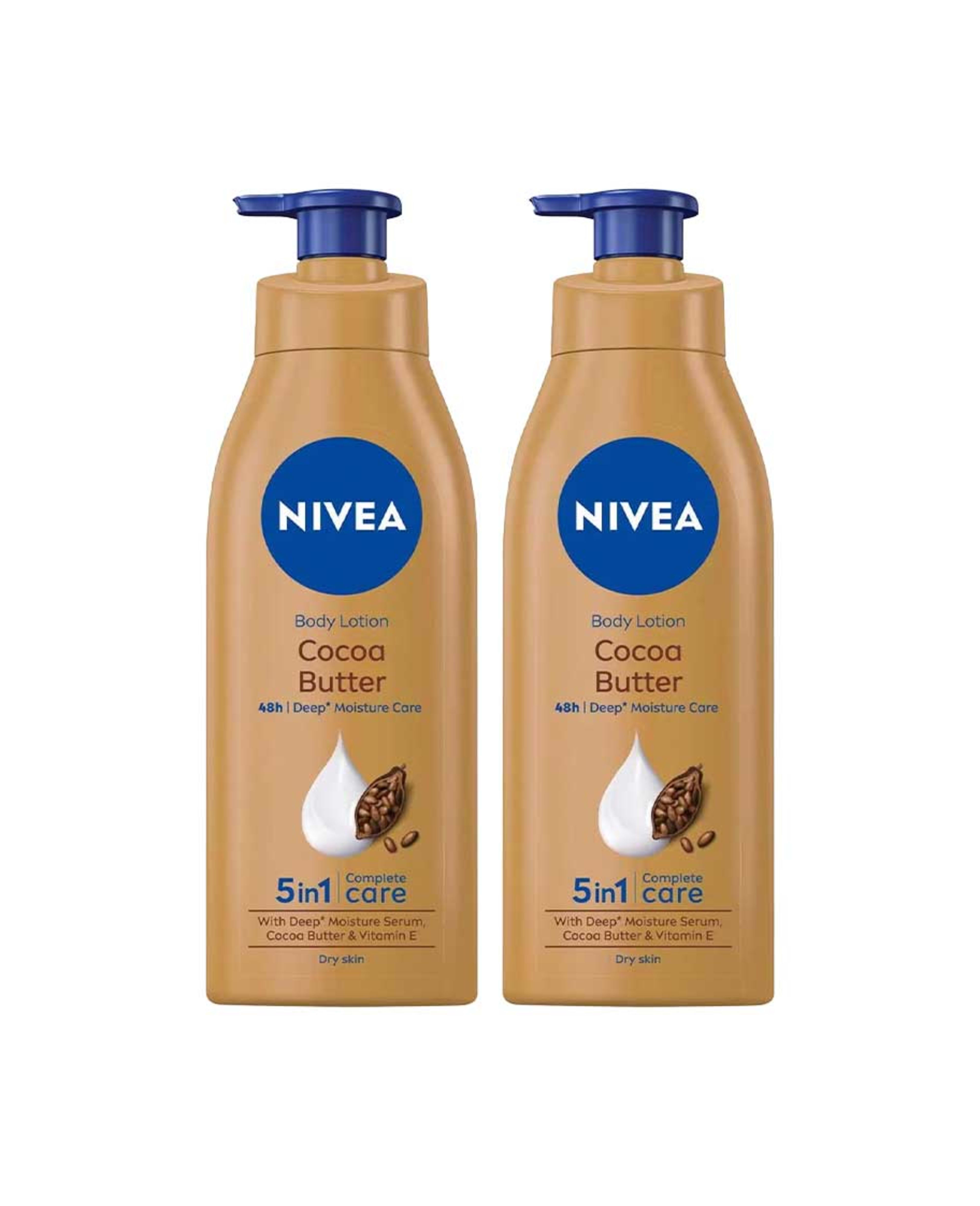 Nivea Body Lotion Cocoa Butter 2x400ml @20%off