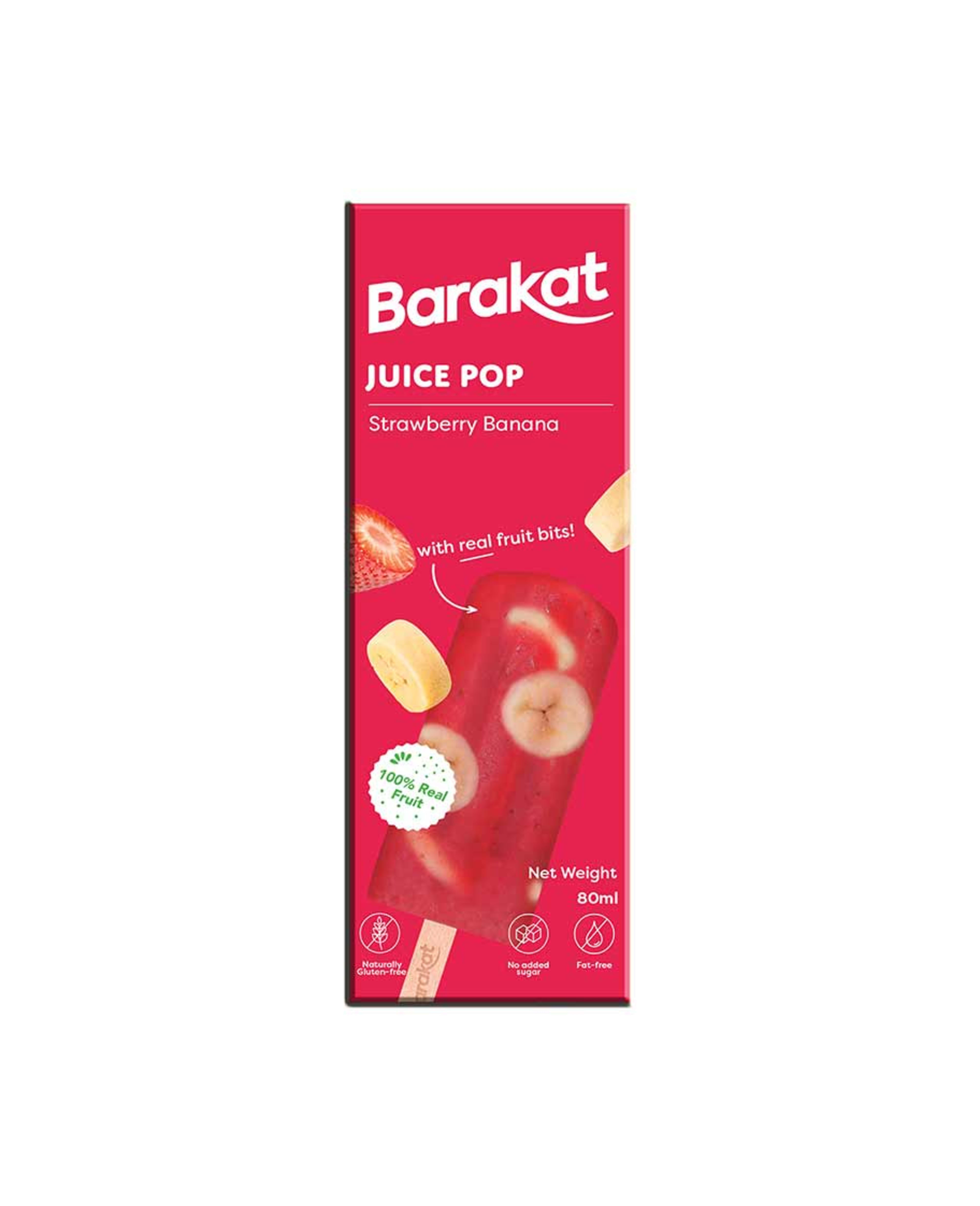 Barakat Strawberry Banana Juice Pop 80ml