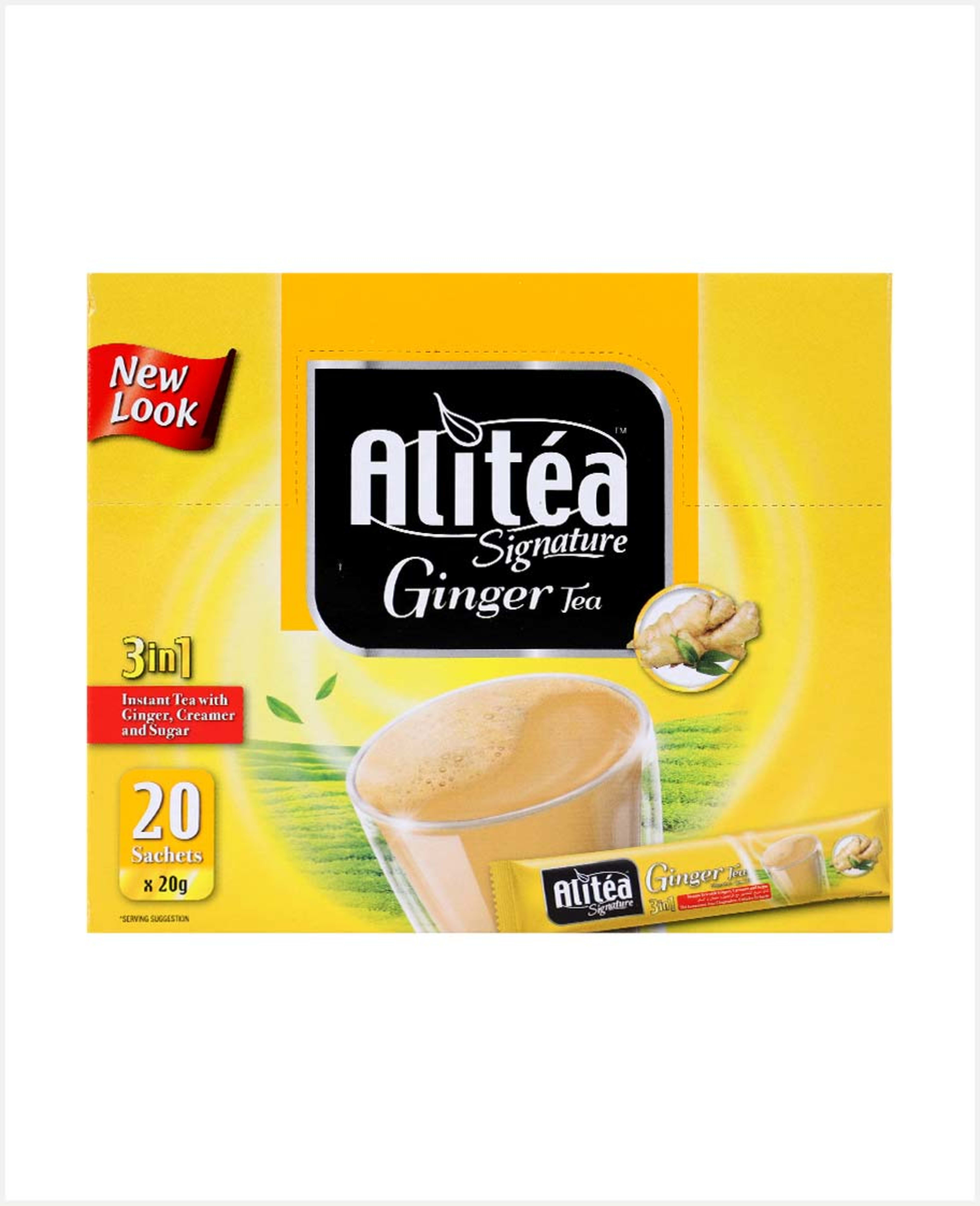 Alitea Ginger 3in1 Tea 20 Sachets 400gm