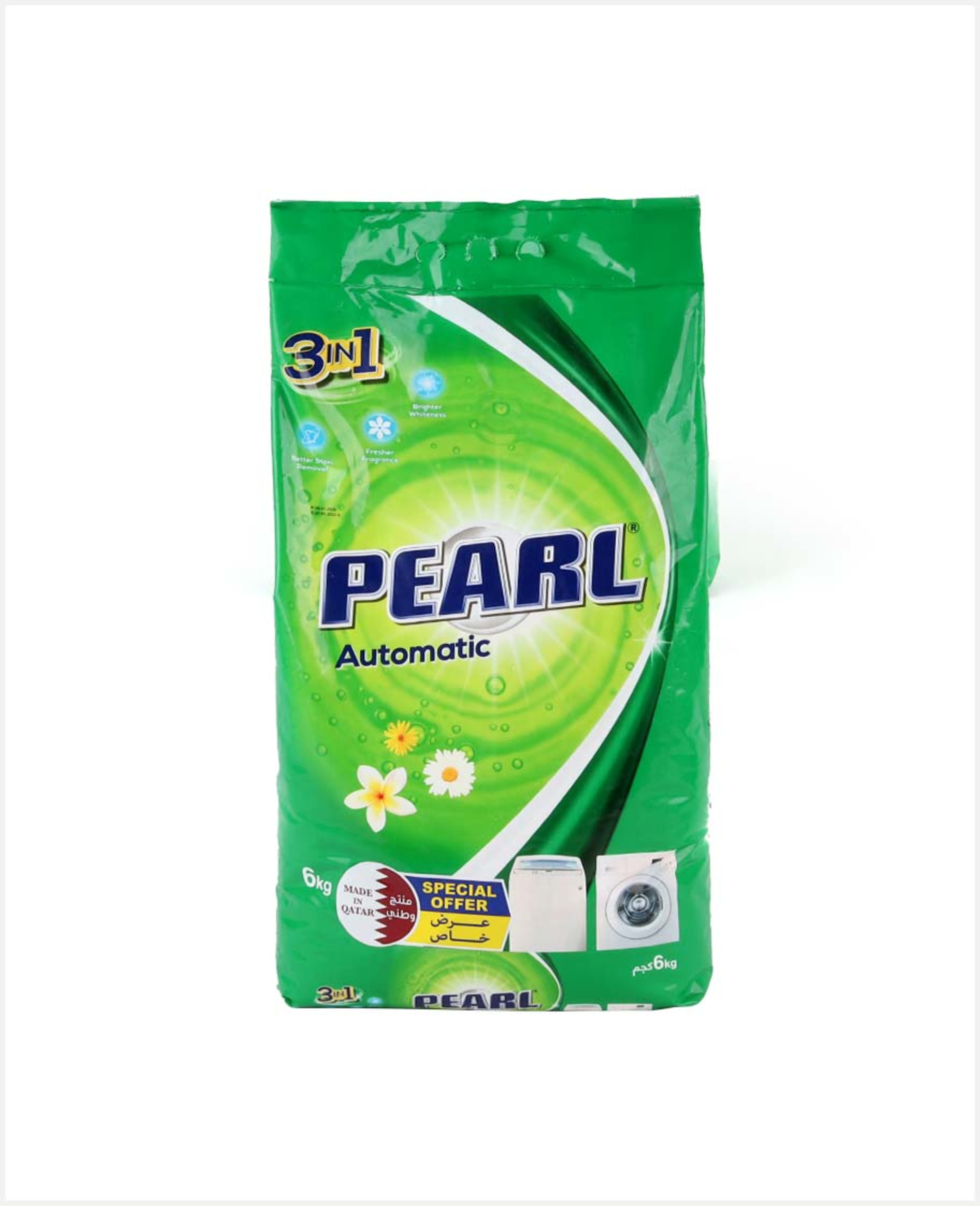 Pearl Low Foam Detergent 6kg Bag Sp.offer