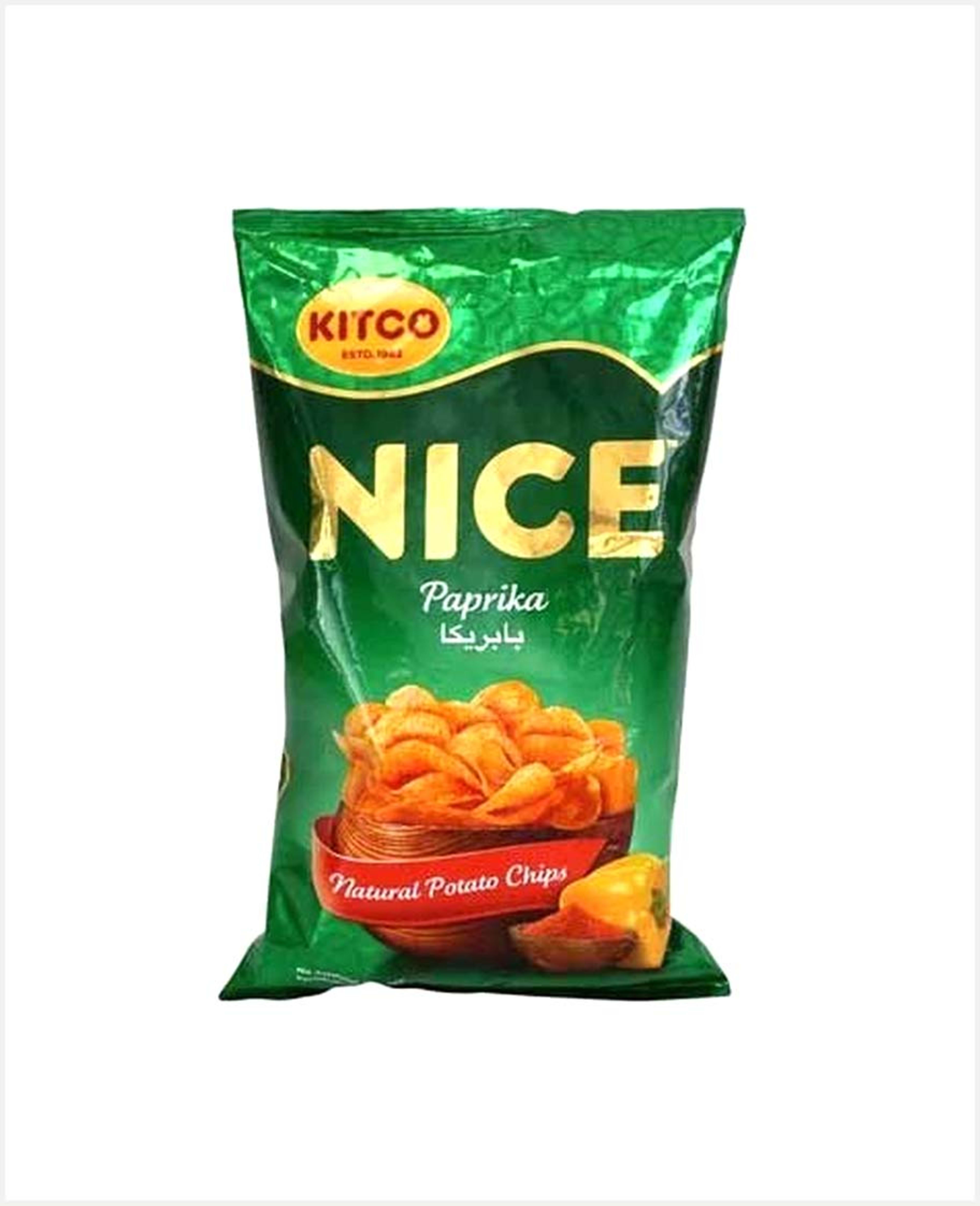 Kitco Nice Natural Potato Chips Paprika 167gm