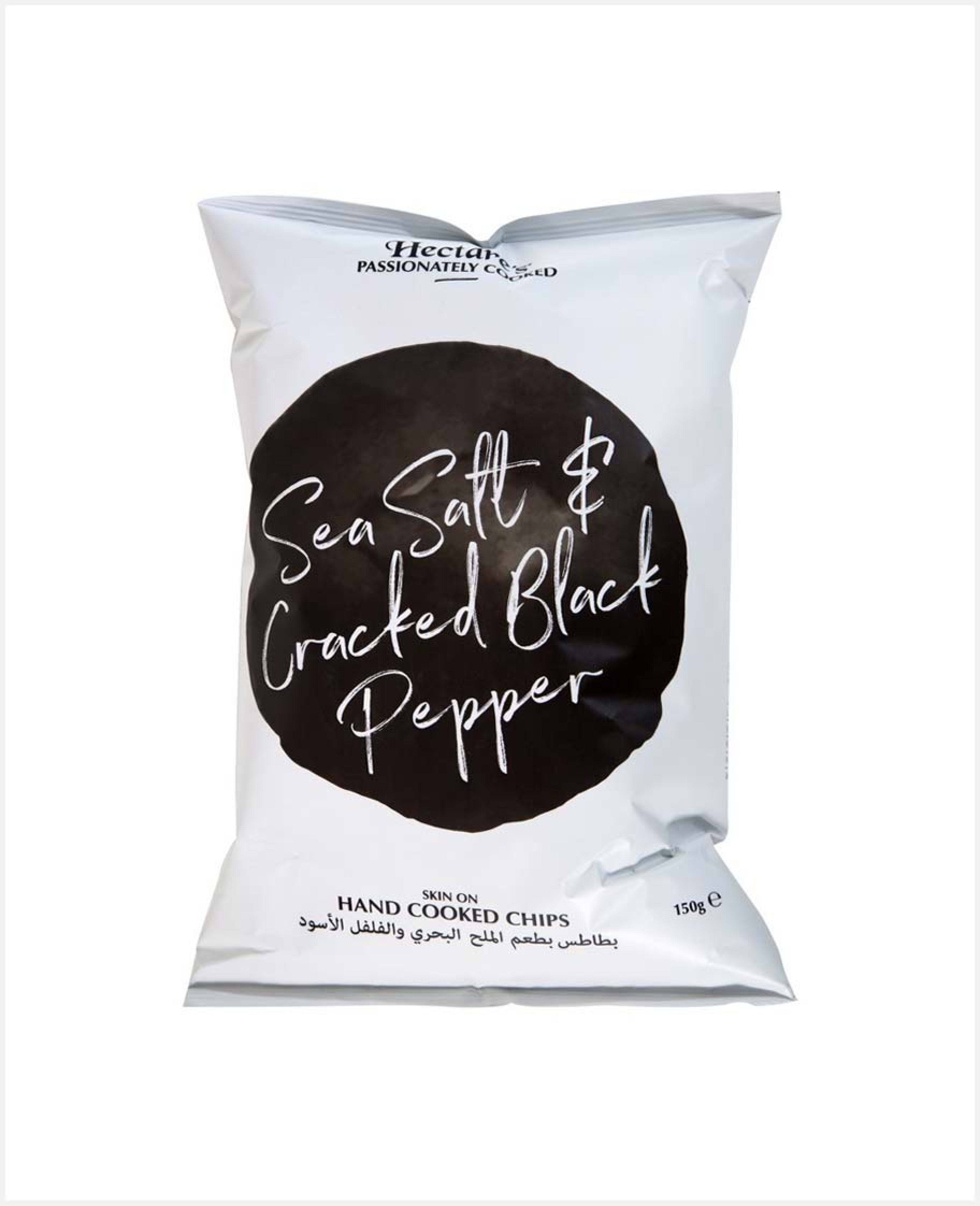 Hectare's Sea Salt & Cracked Black Pepper Chips 150gm